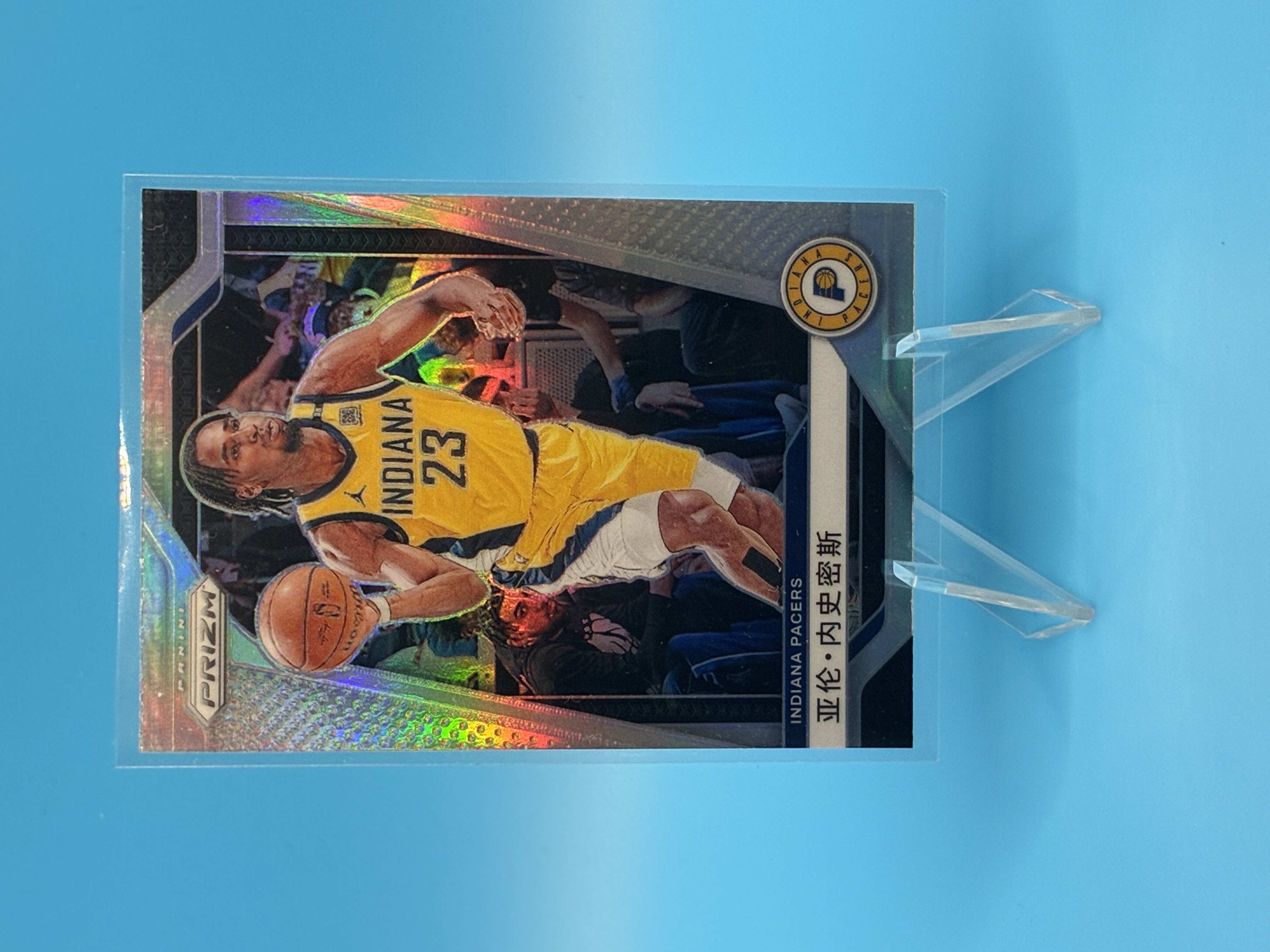 2024/2025 Panini Prizm Aaron Nesmith Silver Chinese #22 Indiana Pacers – Vorderseite