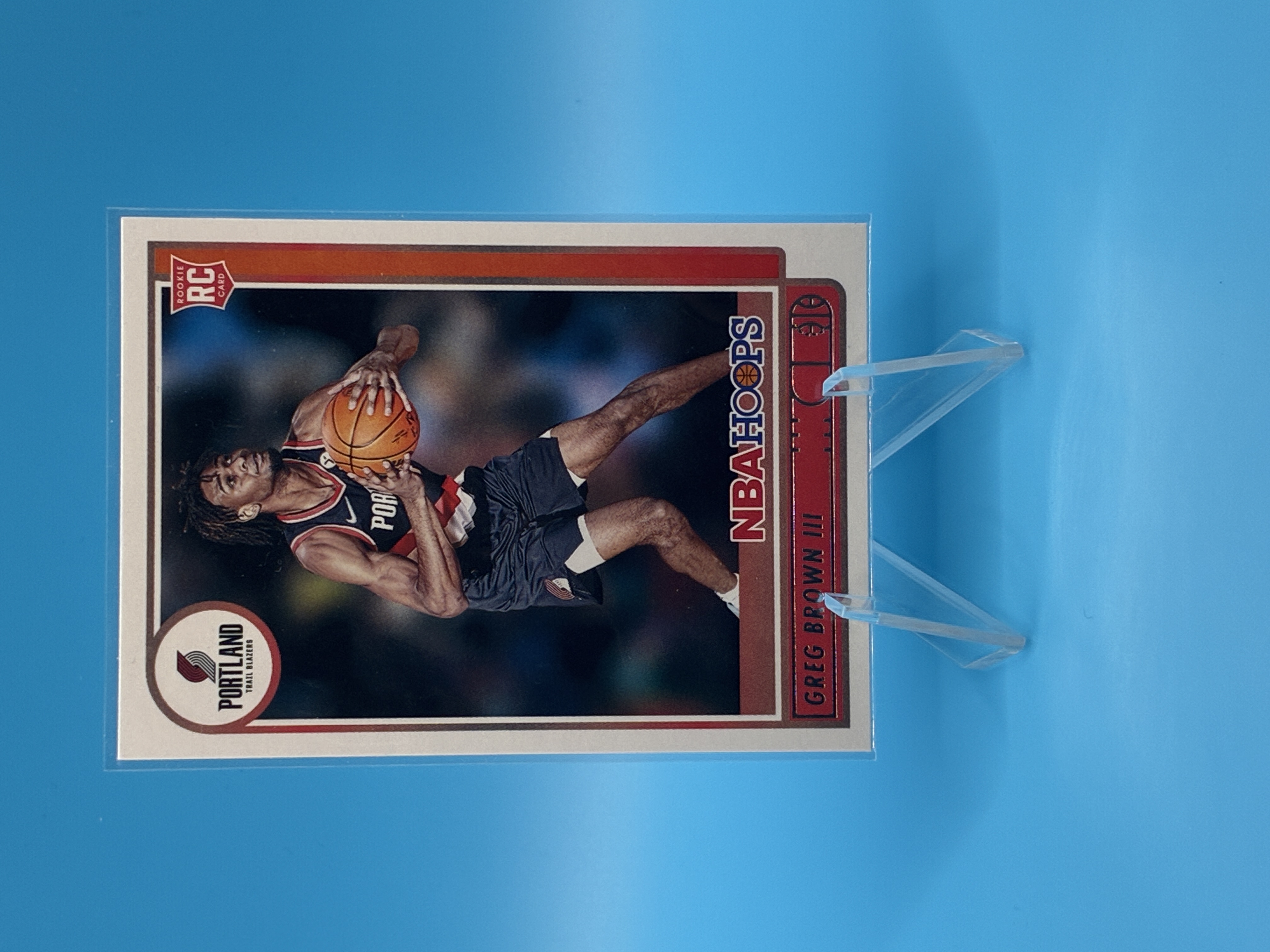 2021/2022 Panini Hoops Greg Brown III #226 Portland Trail Blazers – Vorderseite