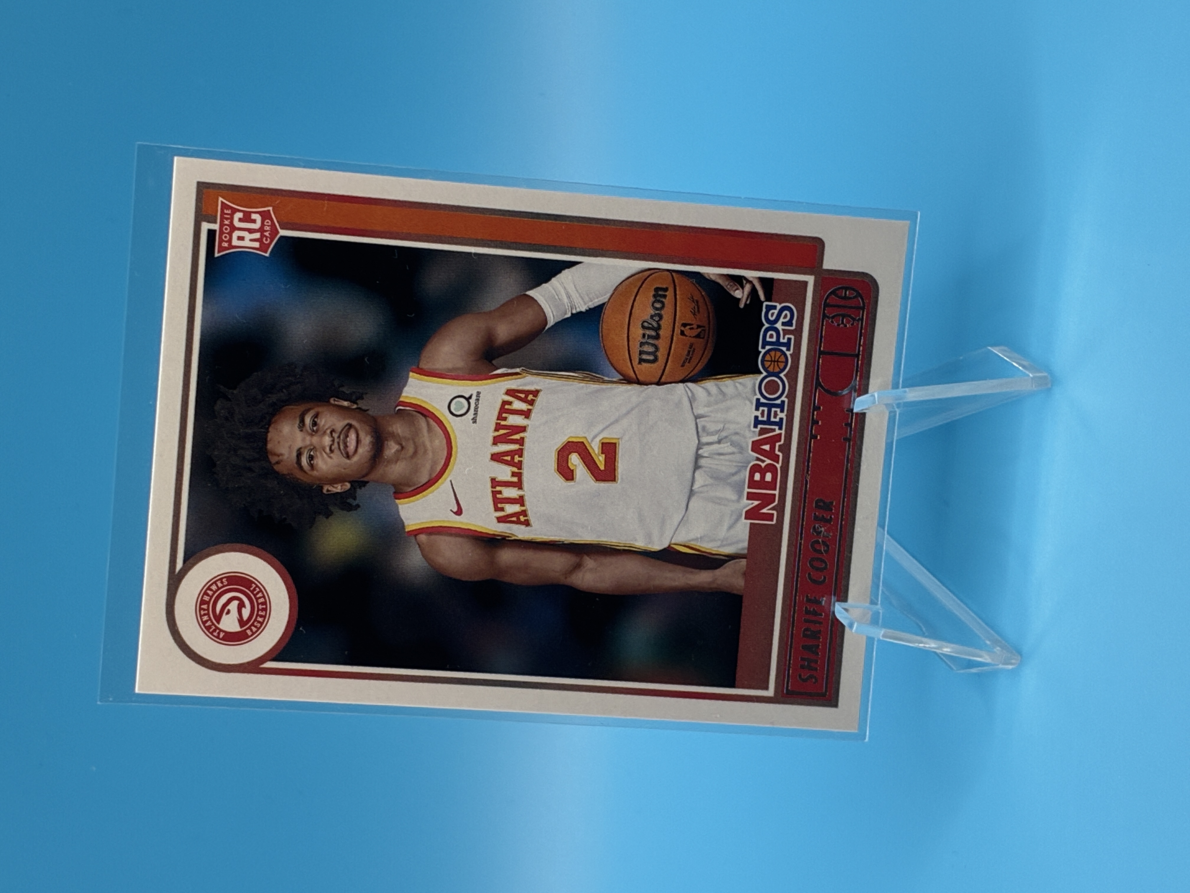 2021/2022 Panini Hoops Basketball Sharife Cooper #249 Atlanta Hawks – Vorderseite