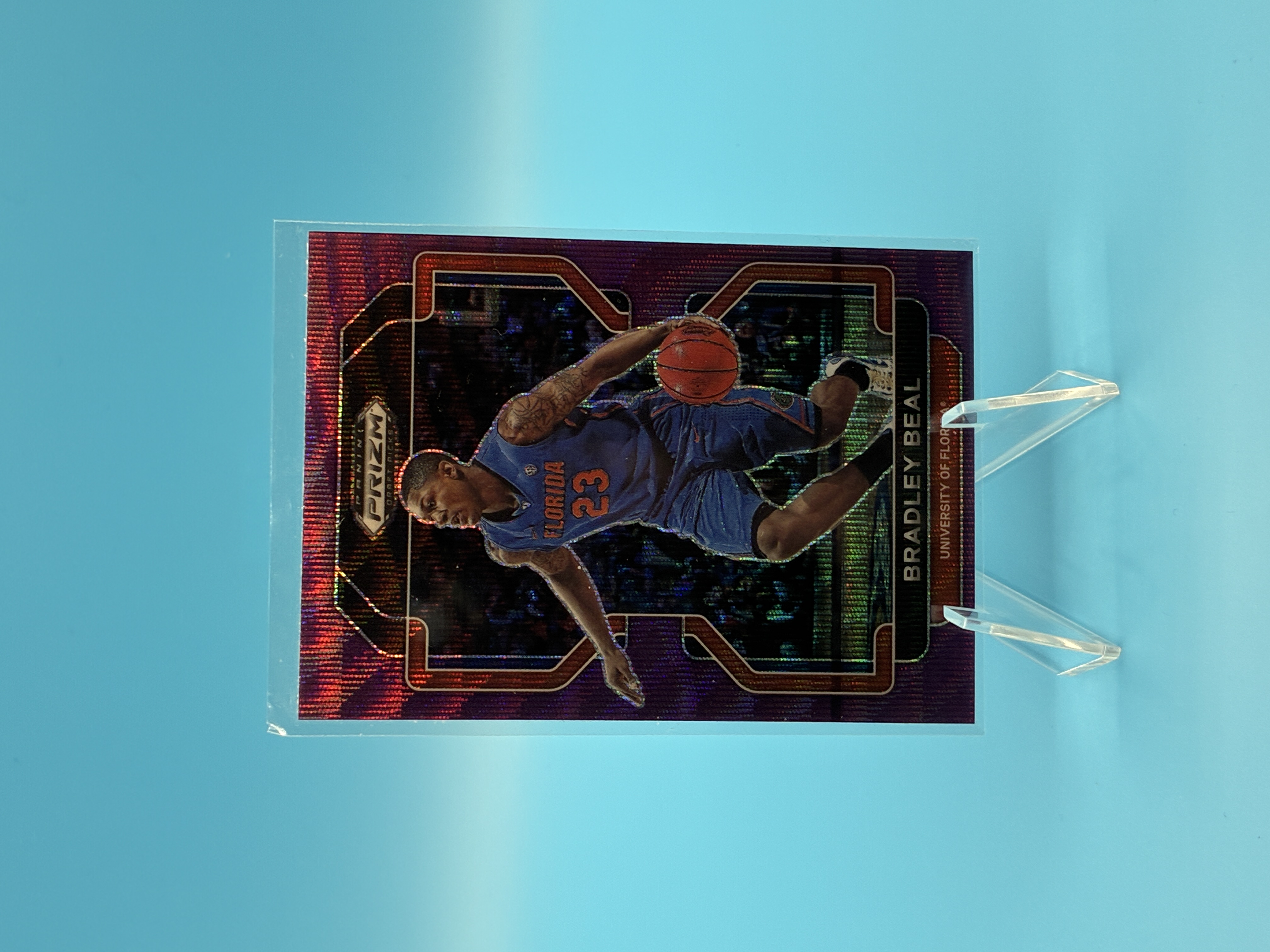 2022 Panini Prizm Draft Picks Bradley Beal Purple #5 University of Florida – Vorderseite