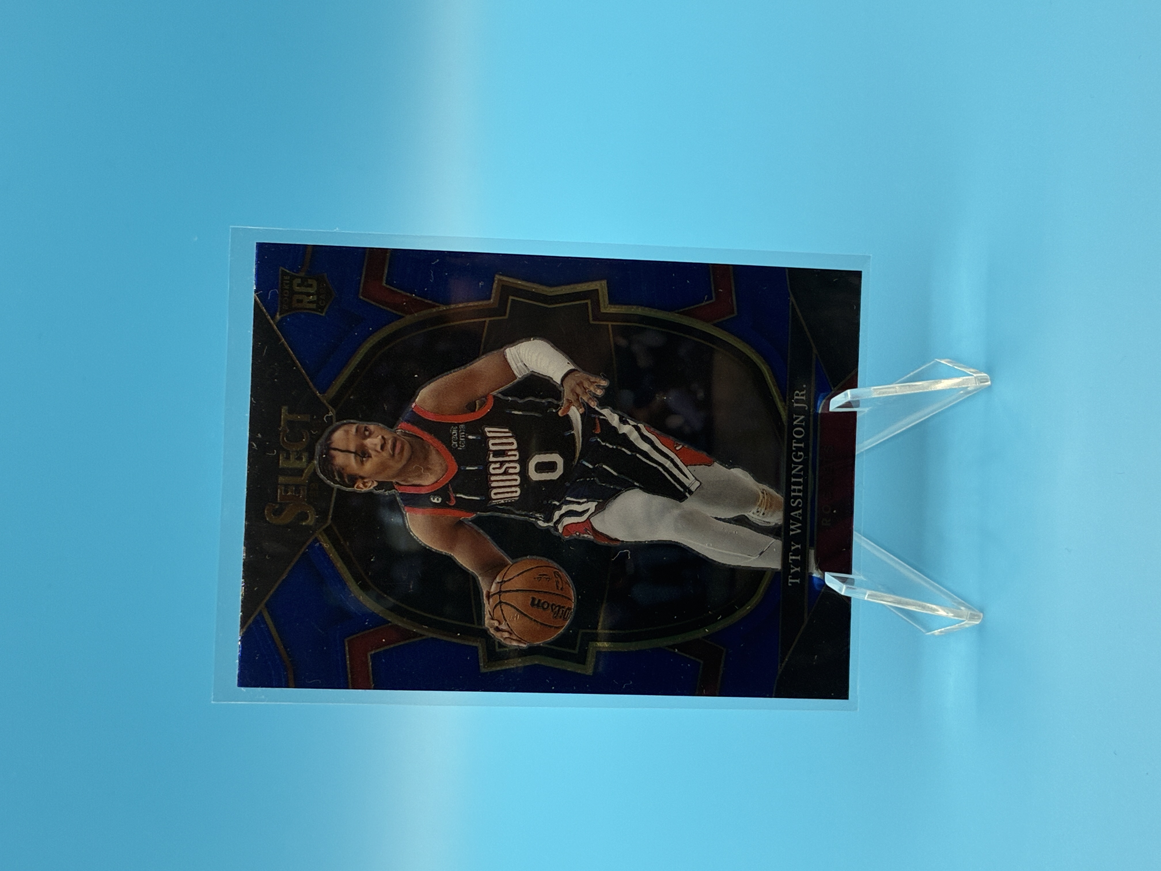 2022/2023 Panini Select TyTy Washington Jr. Blue Cooncourse #70 Houston Rockets – Vorderseite