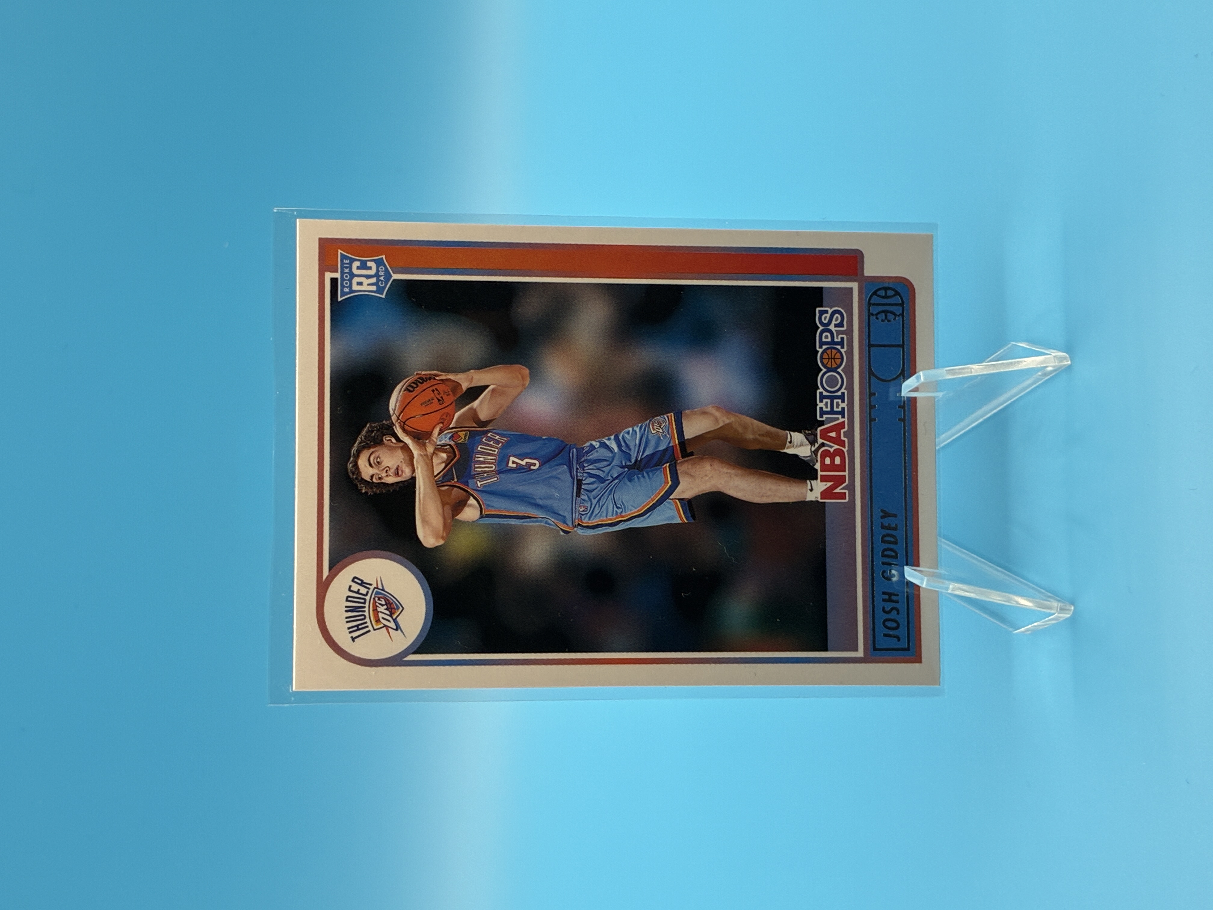 2021/2022 Panini Hoops Josh Giddey #202 Oklahoma City Thunder – Vorderseite