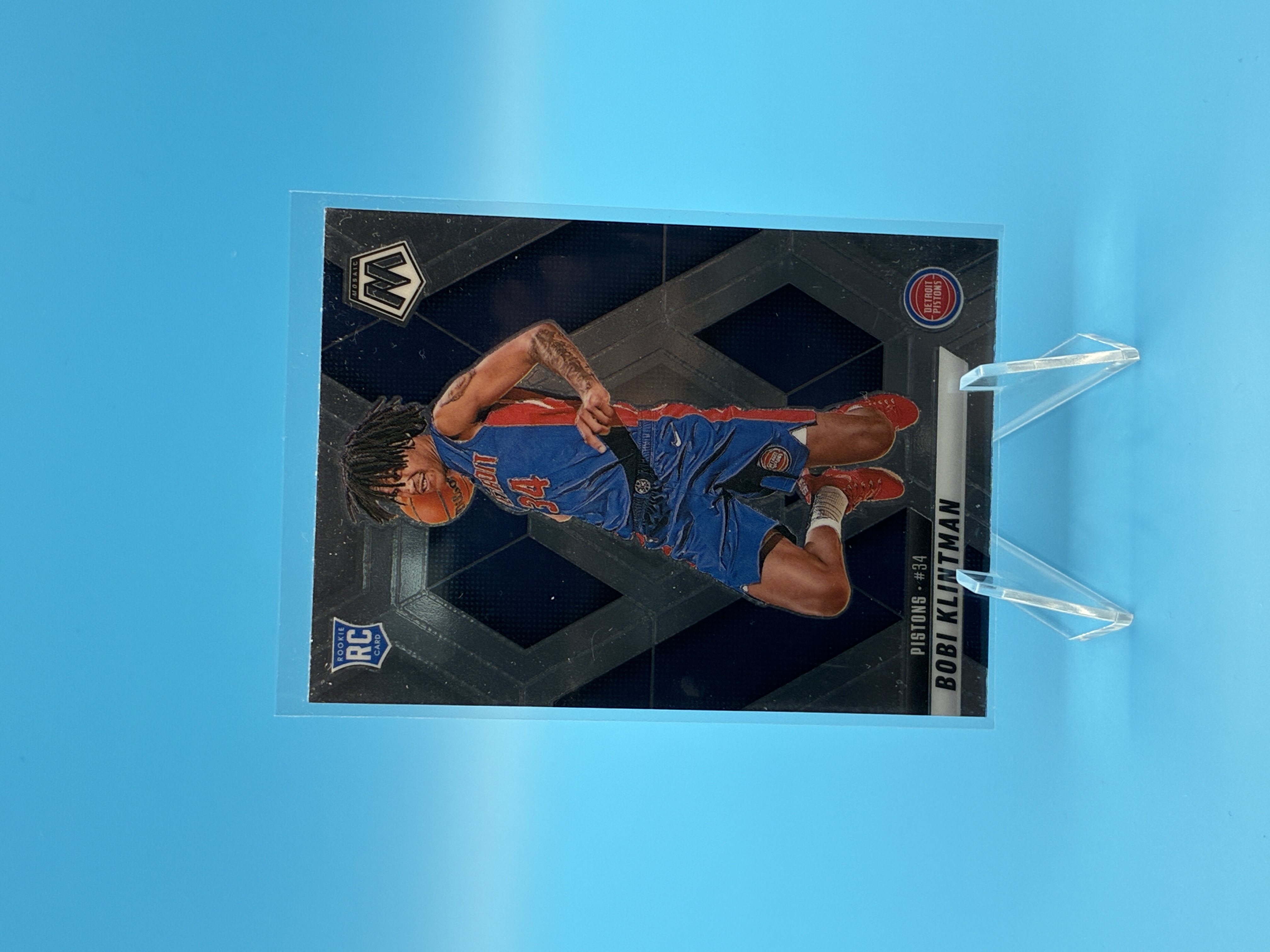 2024/2025 Panini Mosaic Bobi Klintman #226 Detroit Pistons – Vorderseite
