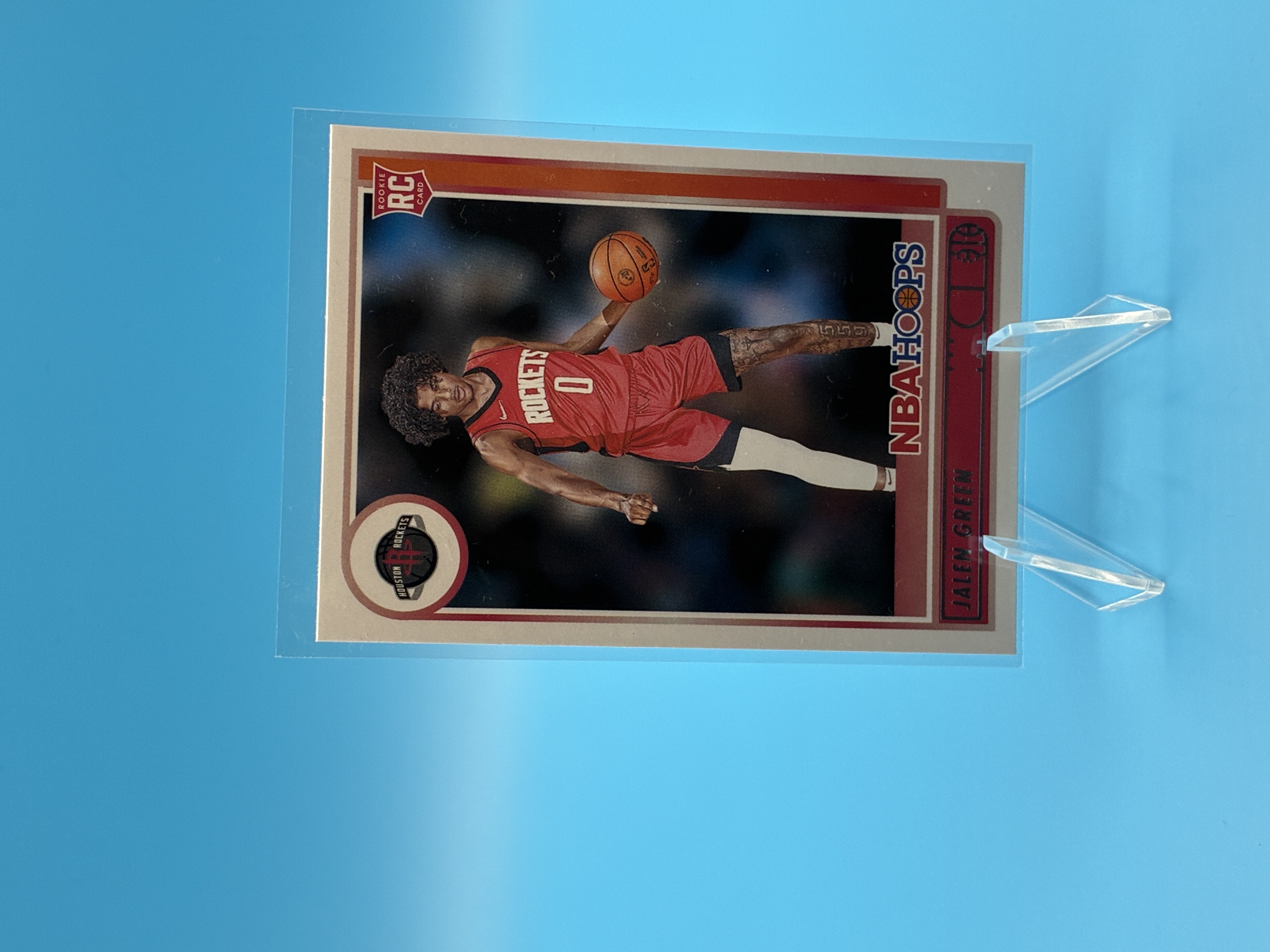 2021/2022 Panini Hoops Jalen Green #218 Houston Rockets – Vorderseite