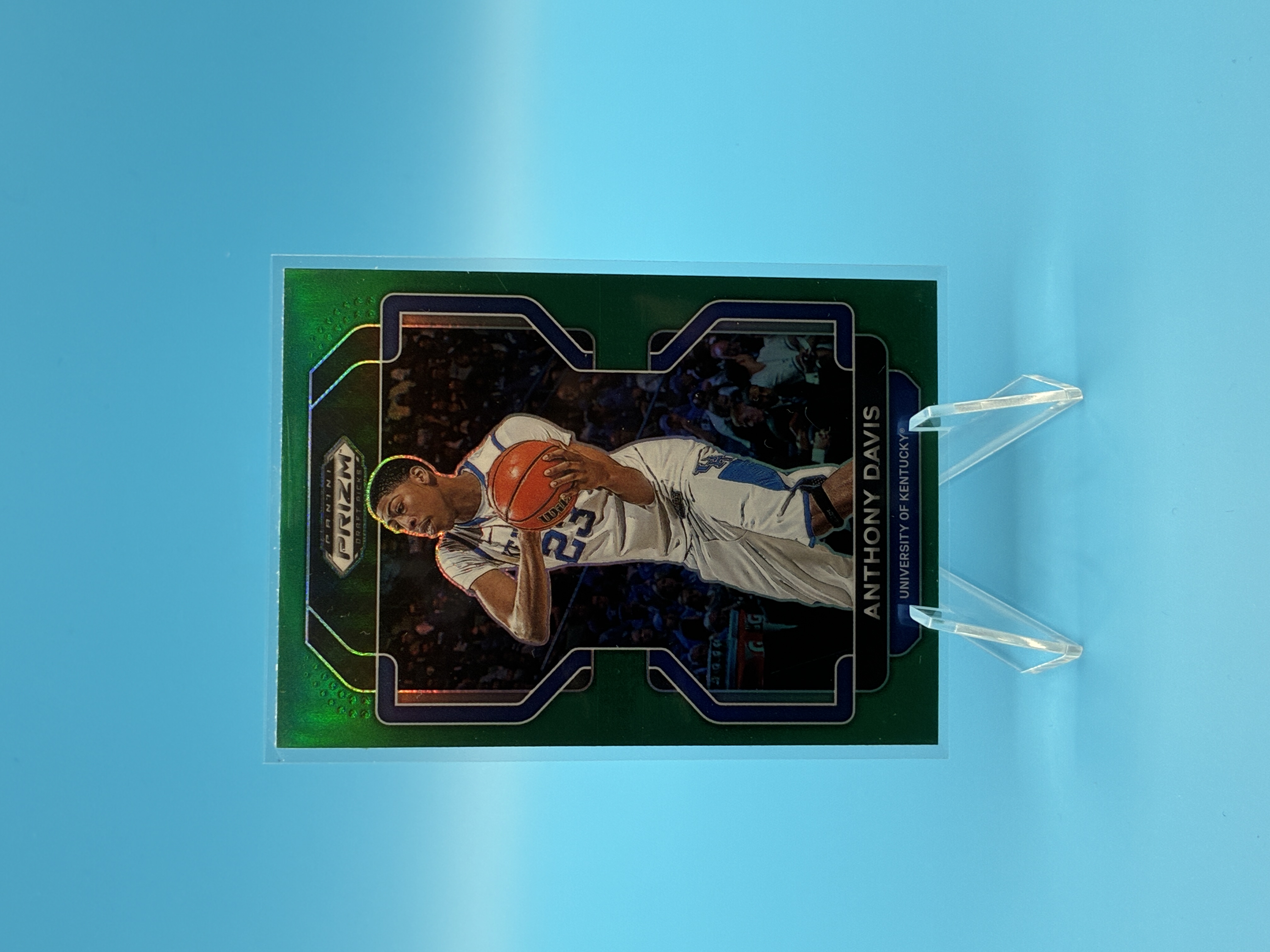 2022 Panini Prizm Draft Picks Anthony Davis Green #2 University of Kentucky – Vorderseite