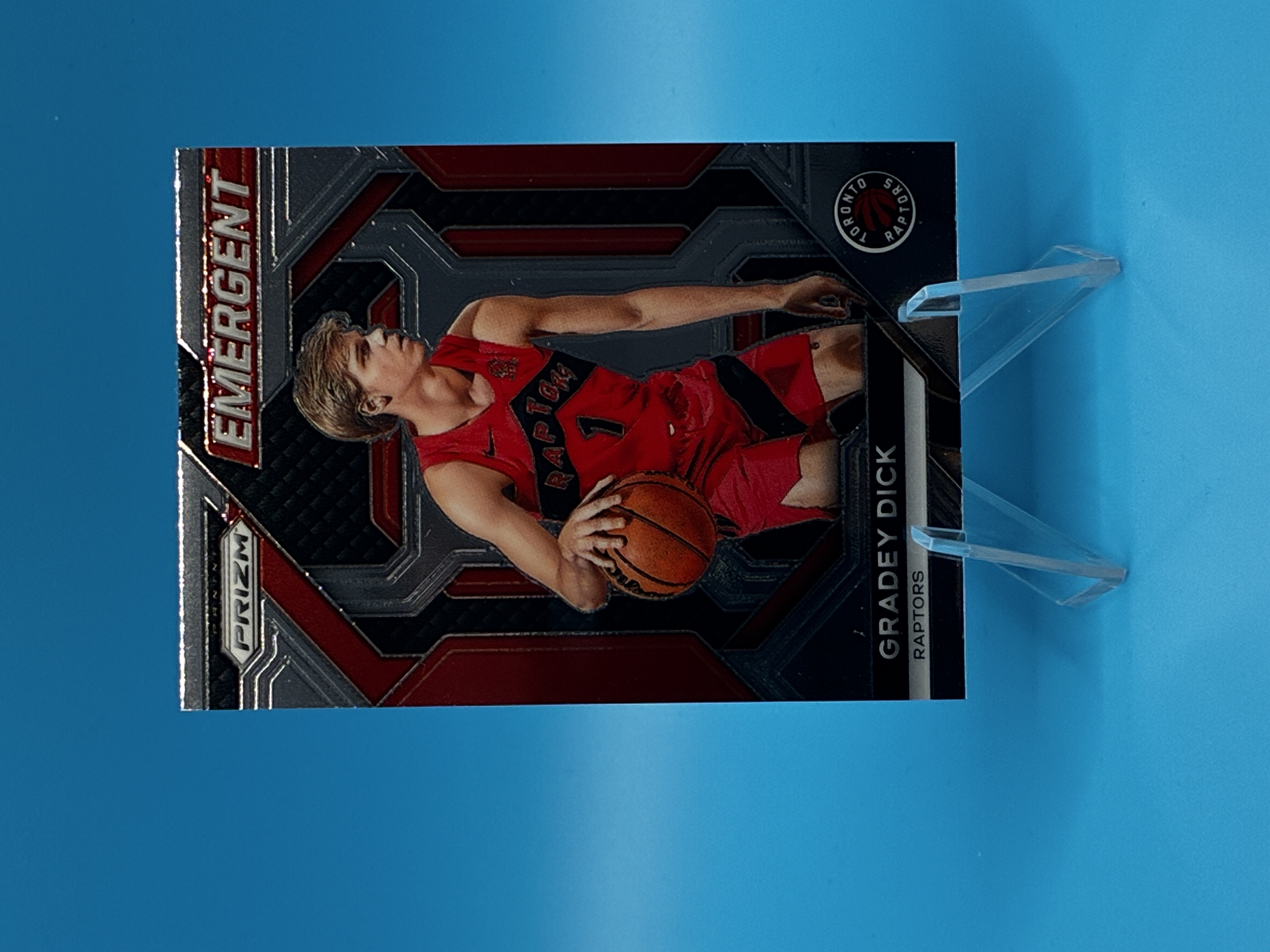 2023/2024 Panini Prizm Grady Dick Emergent #22 Toronto Raptors – Vorderseite