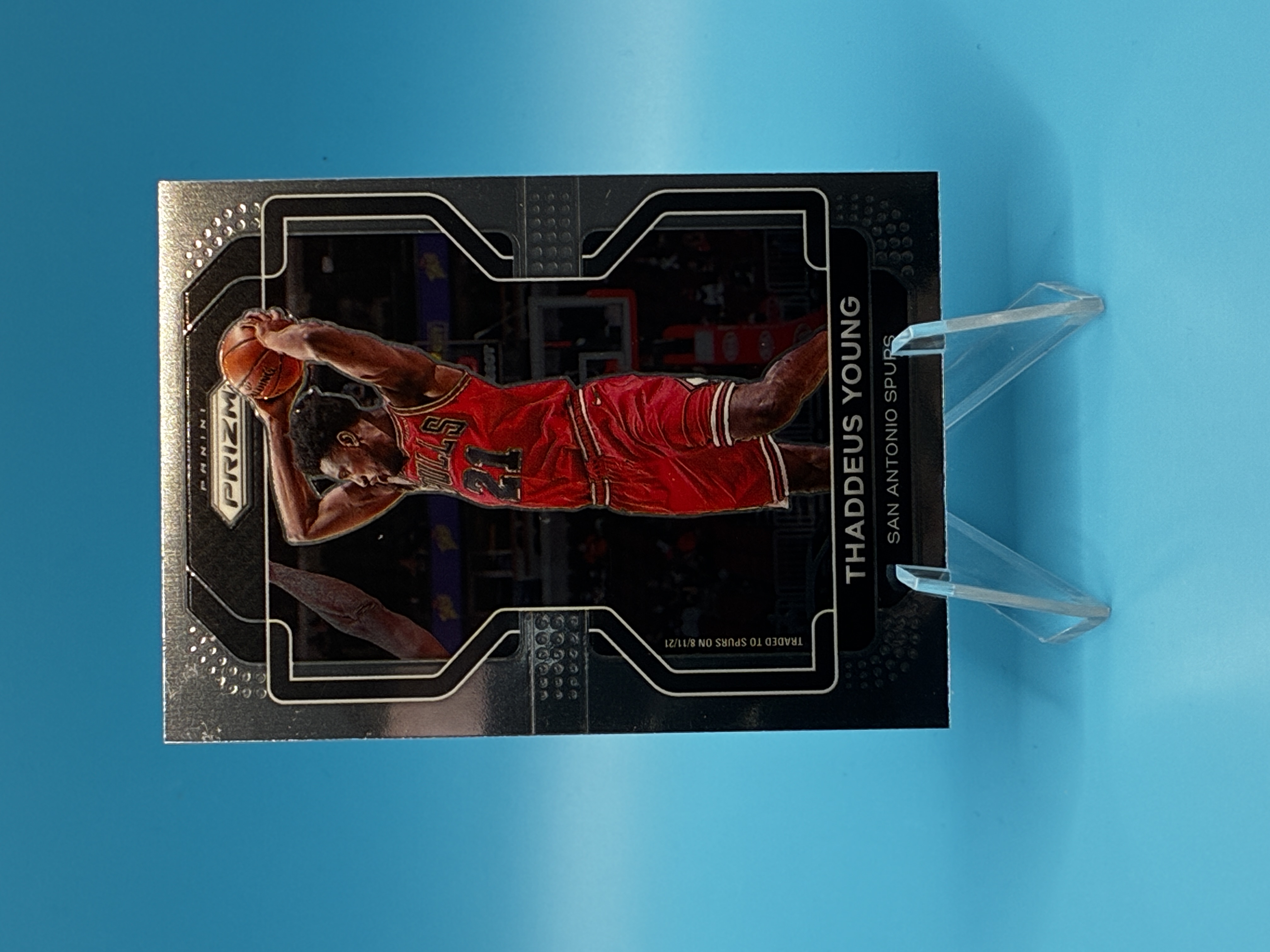 2021/2022 Panini Prizm Thaddeus Young #118 San Antonio Spurs – Vorderseite