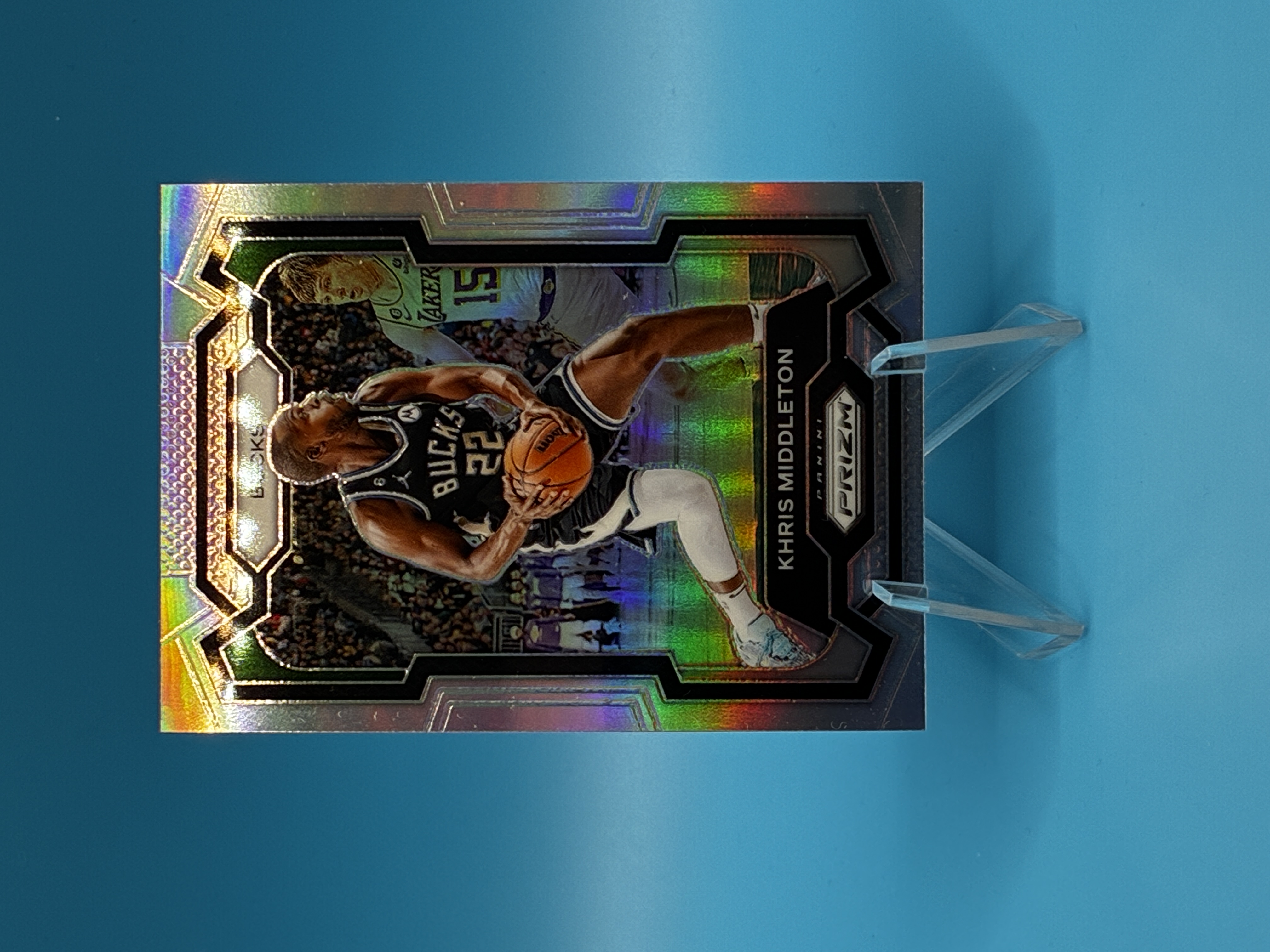 2023/2024 Panini Prizm Khris Middleton Silver #60 Milwaukee Bucks – Vorderseite
