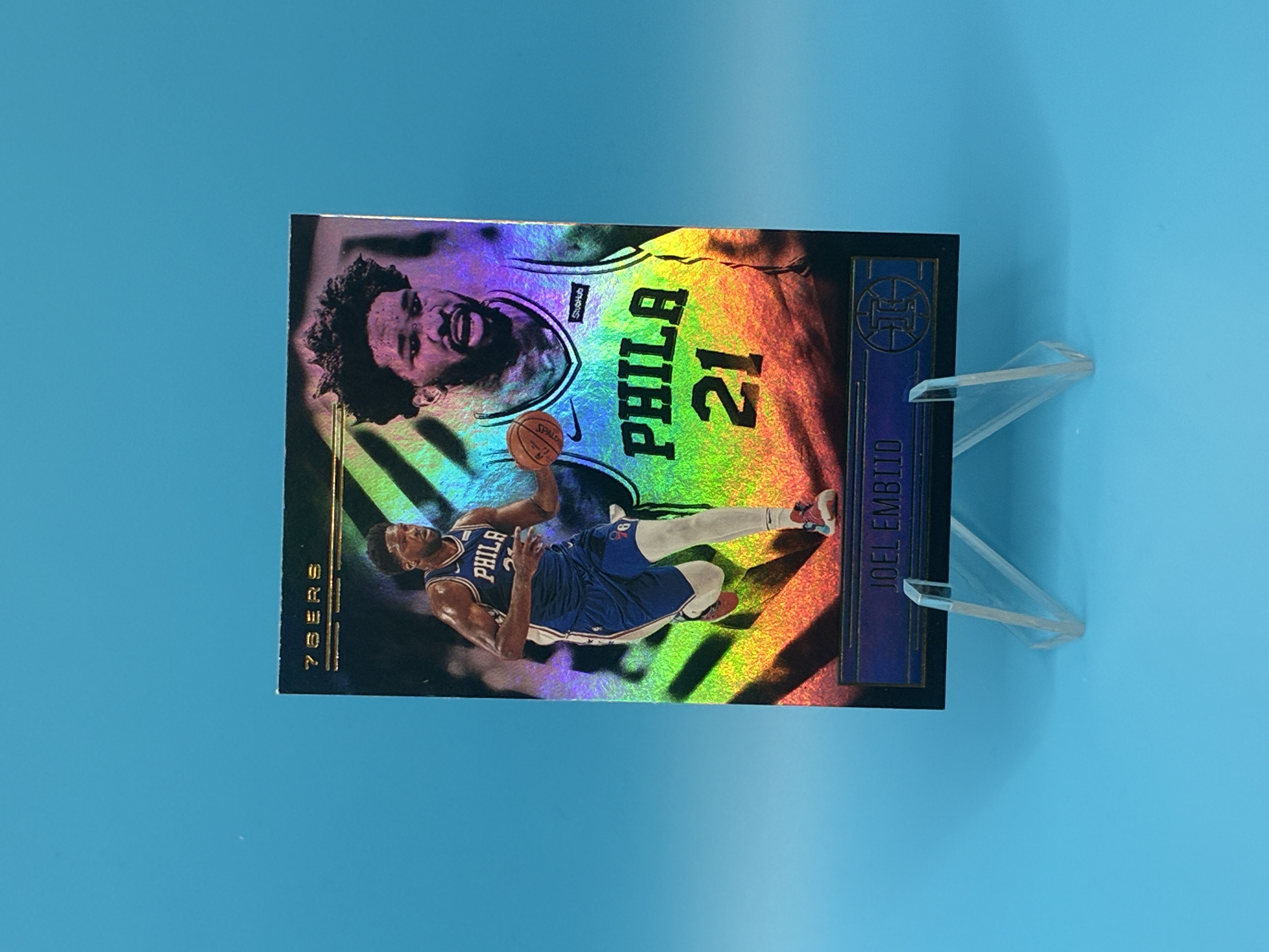 2020/2021 Panini Illusions Basketball Joel Embiid #53 Philadelphia 76ers – Vorderseite