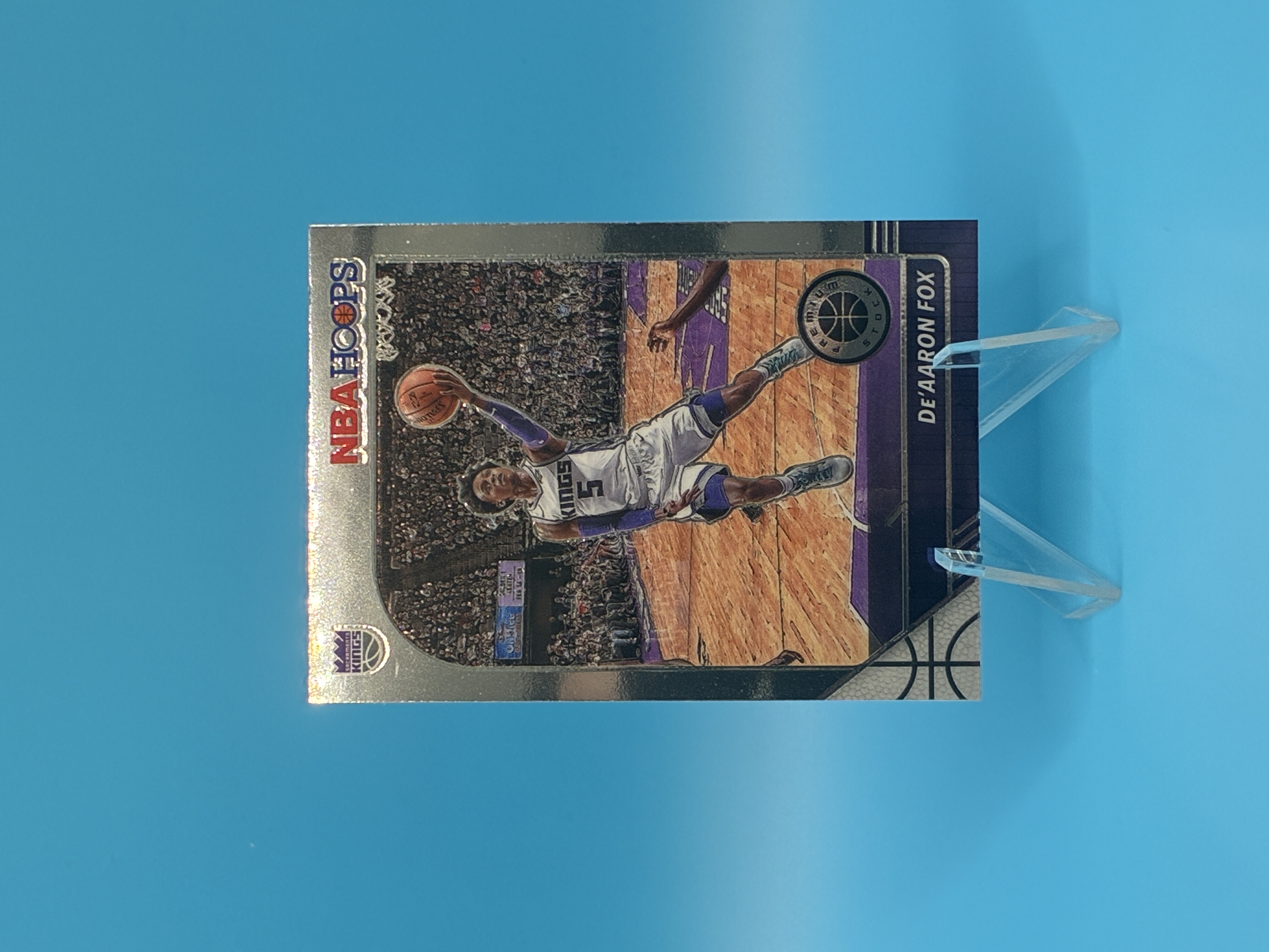 2019/2020 Panini Hoops Premium Stock De’Aaron Fox #165 Sacramento Kings – Vorderseite