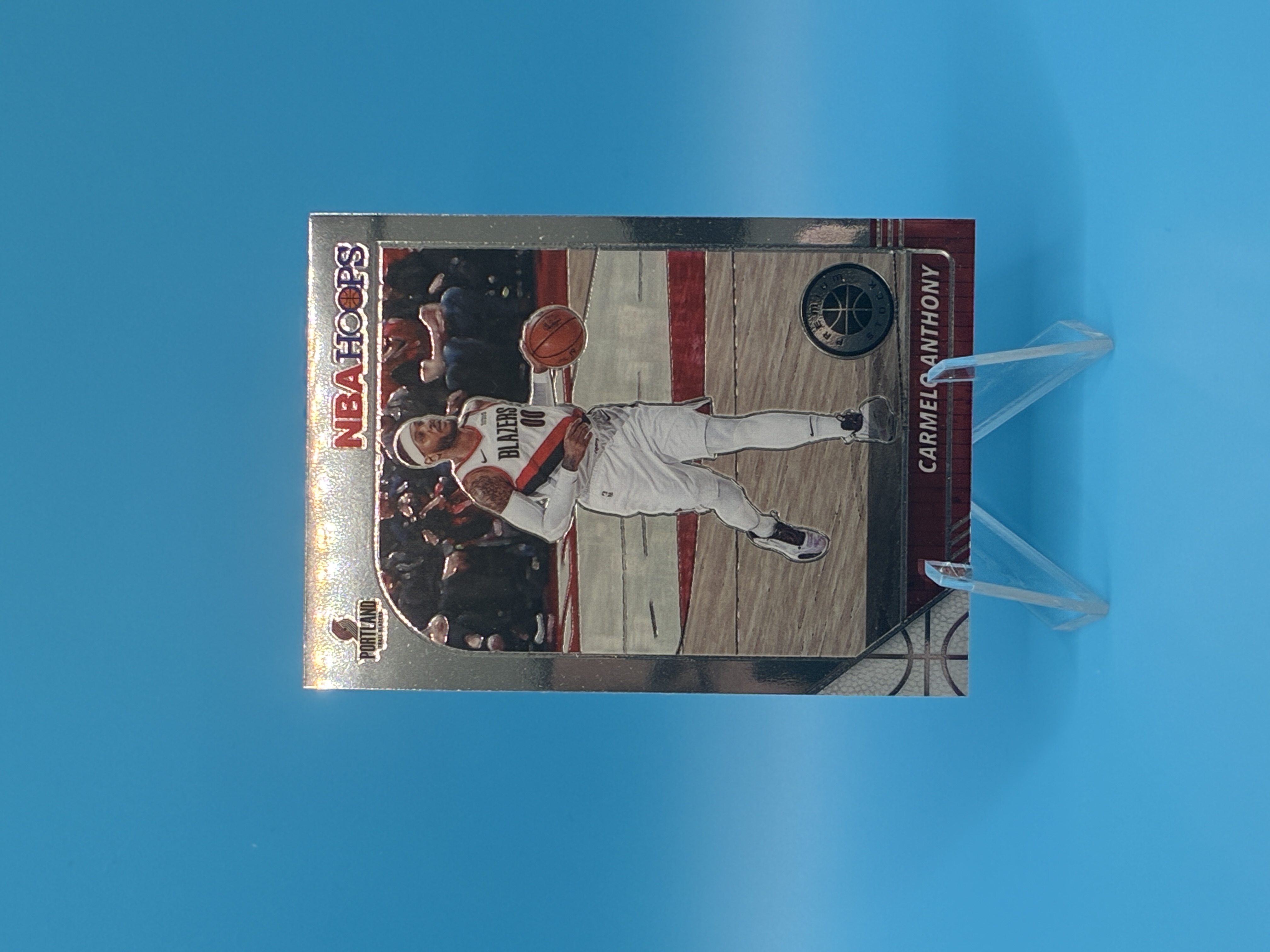 2019/2020 Panini Hoops Premium Stock Carmelo Anthony #105 Portland Trail Blazers – Vorderseite