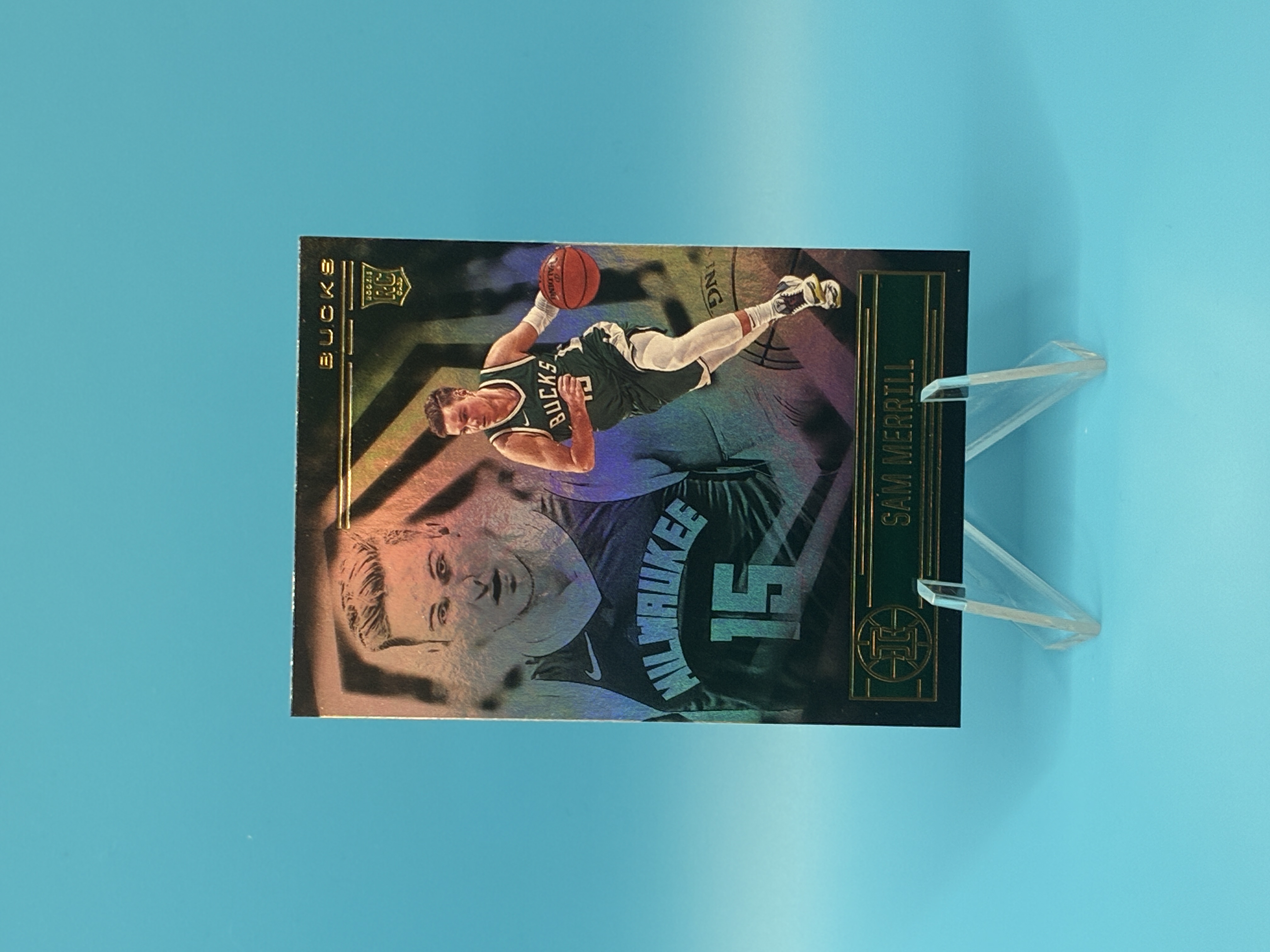 2020/2021 Panini Illusions Sam Merrill #199 Milwaukee Bucks – Vorderseite