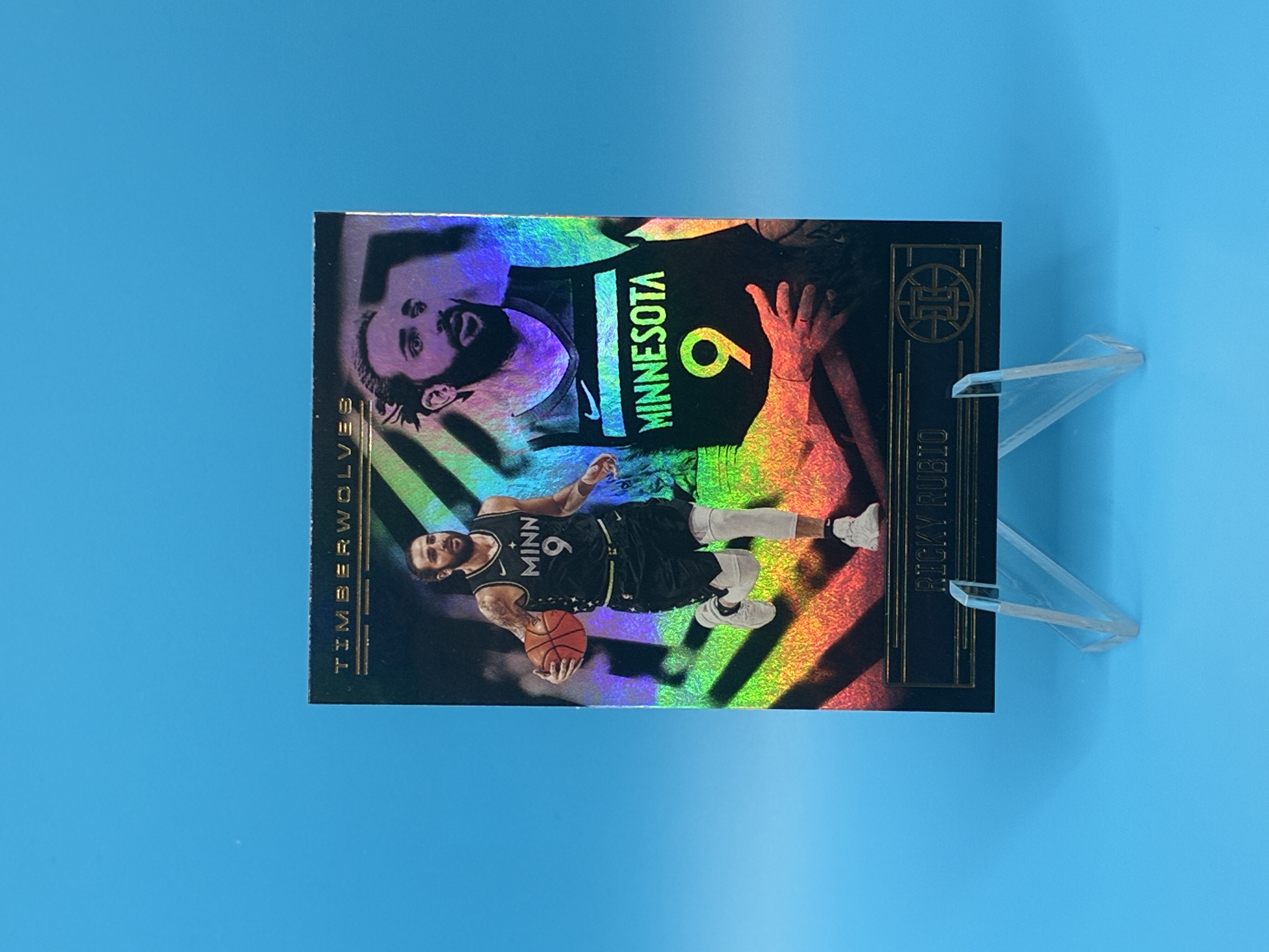 2020/2021 Panini Illusions Ricky Rubio #18 Minnesota Timberwolves – Vorderseite