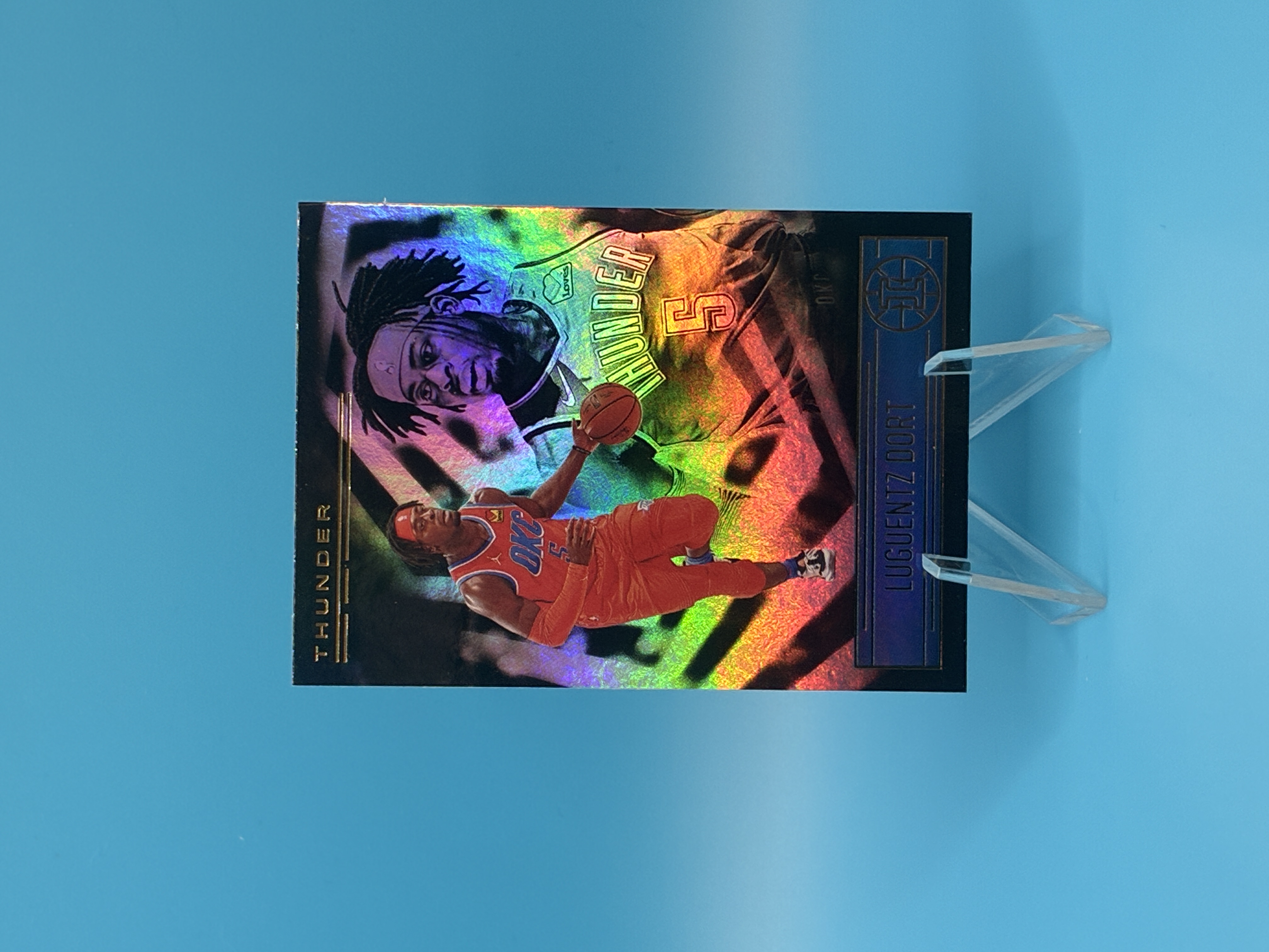 2020/2021 Panini Illusions Basketball Luguentz Dort Thunder #96 Oklahoma City Thunder – Vorderseite