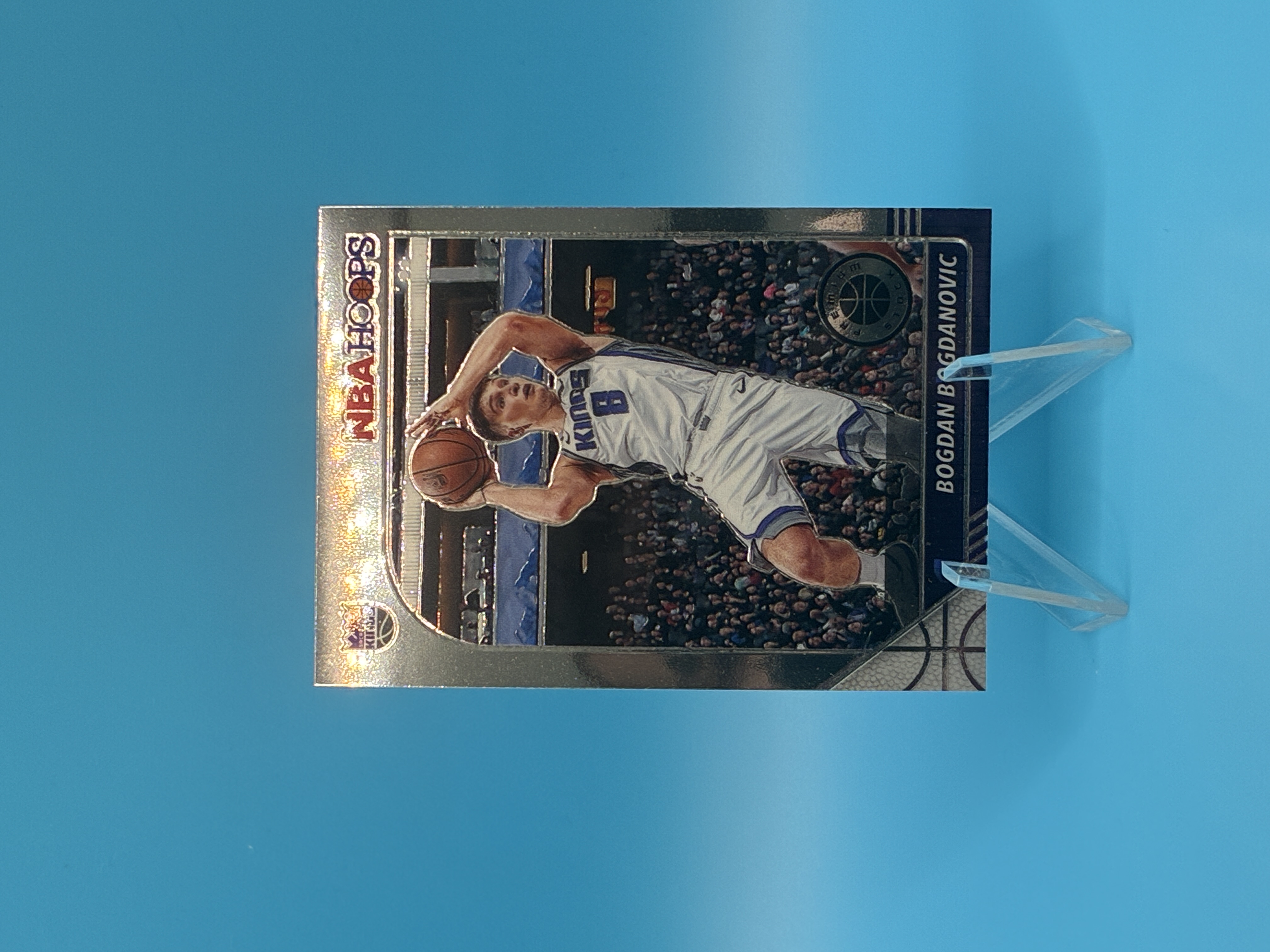 2019/2020 Panini Hoops Premium Stock Bogdan Bogdanovic #168 Sacramento Kings – Vorderseite