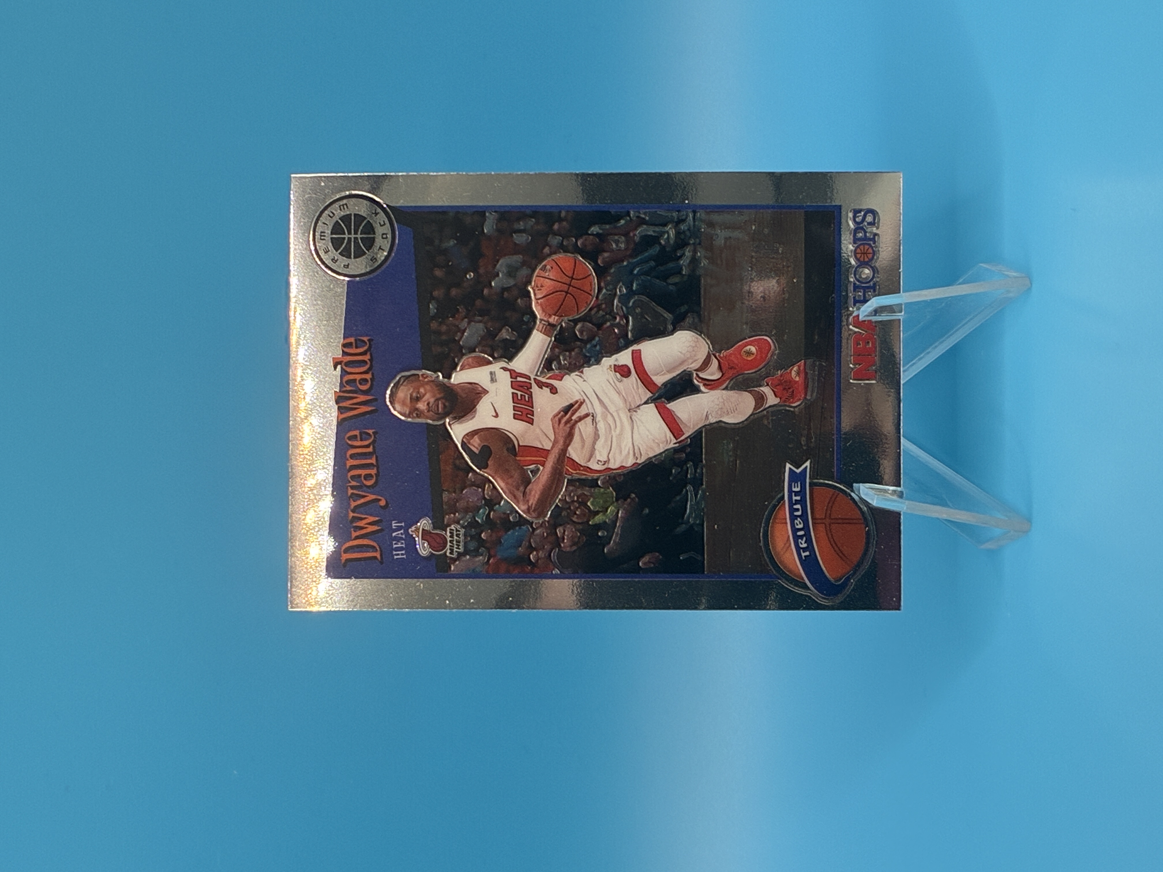 2019/2020 Panini Hoops Premium Stock Dwyane Wade Tribute #287 Miami Heat – Vorderseite