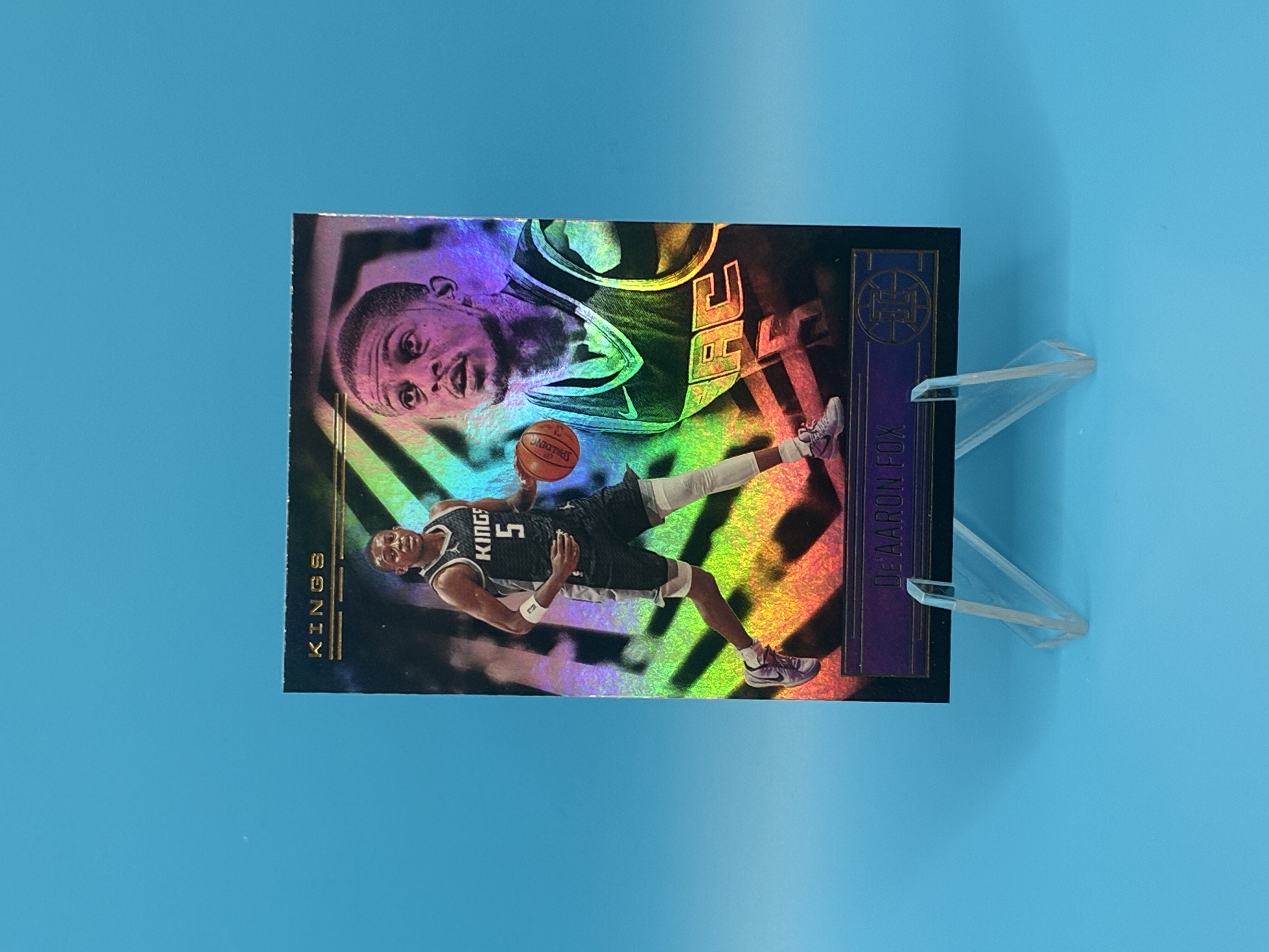 2020/2021 Panini Illusions De'Aaron Fox #135 Sacramento Kings – Vorderseite