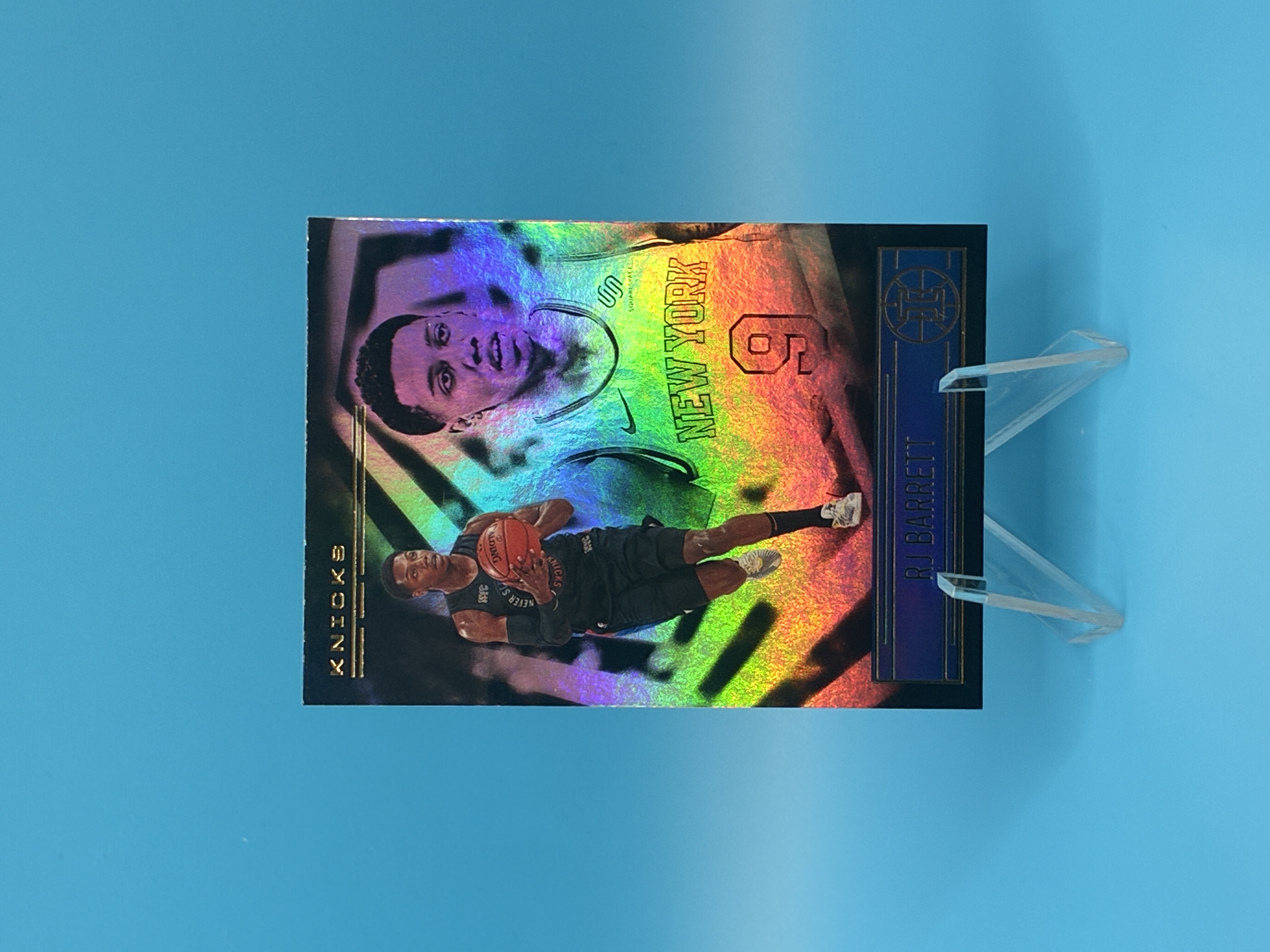 2020/2021 Panini Illusions RJ Barrett #123 New York Knicks – Vorderseite