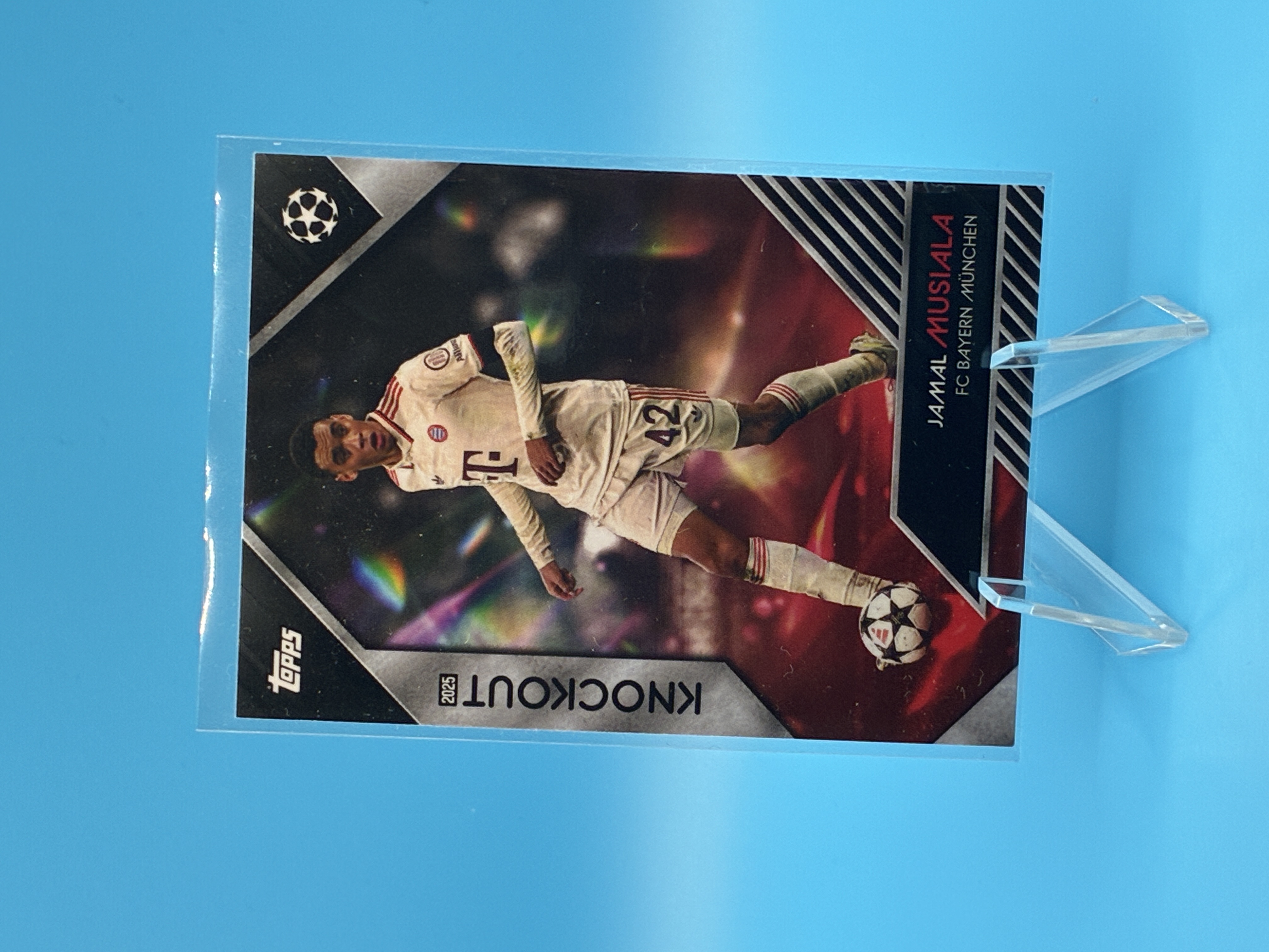 2025 Topps Knockout Jamal Musiala FC Bayern München – Vorderseite