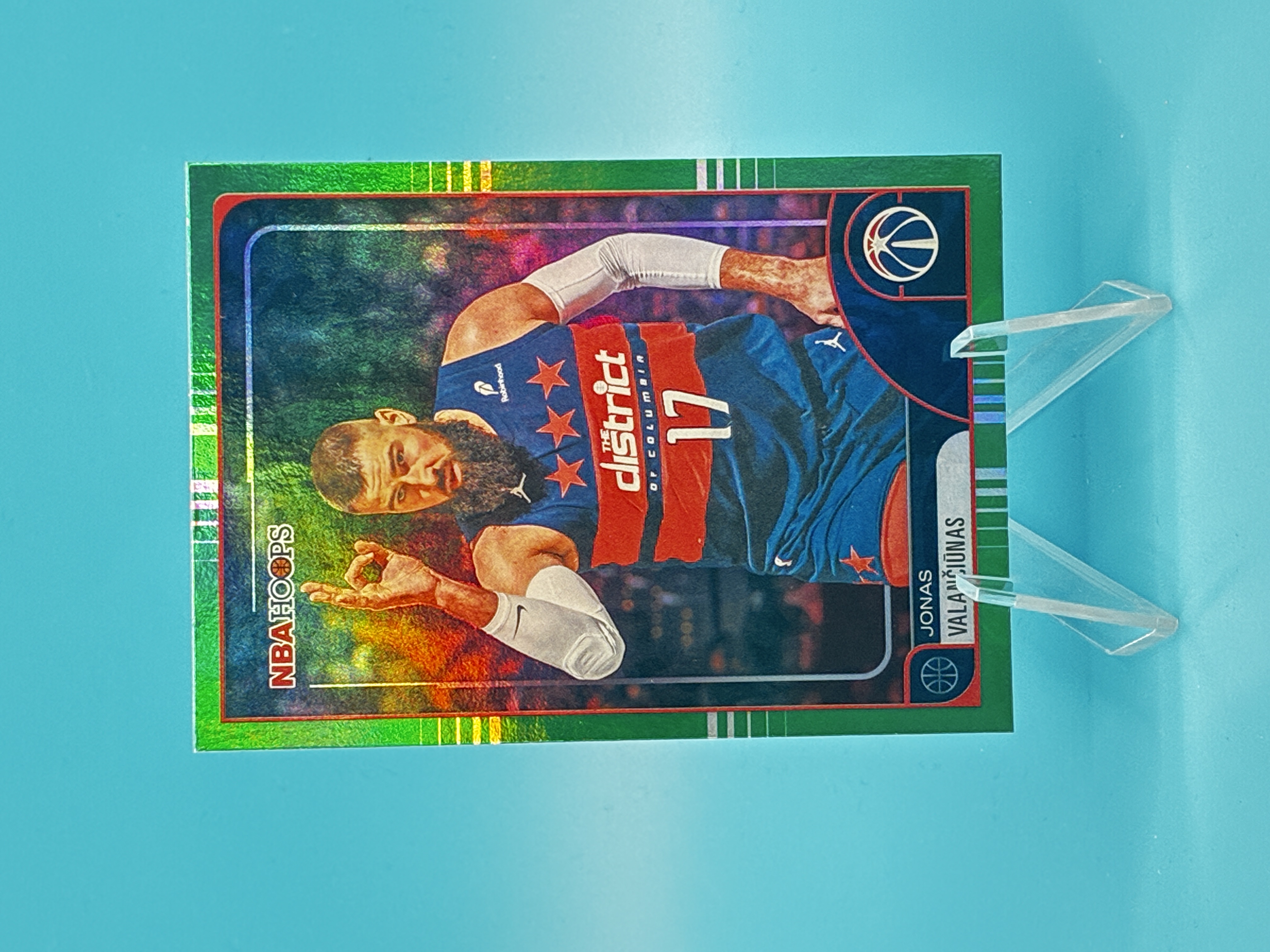 2025/2026 Topps Hoops Jonas Valančiūnas #171 Washington Wizards – Vorderseite