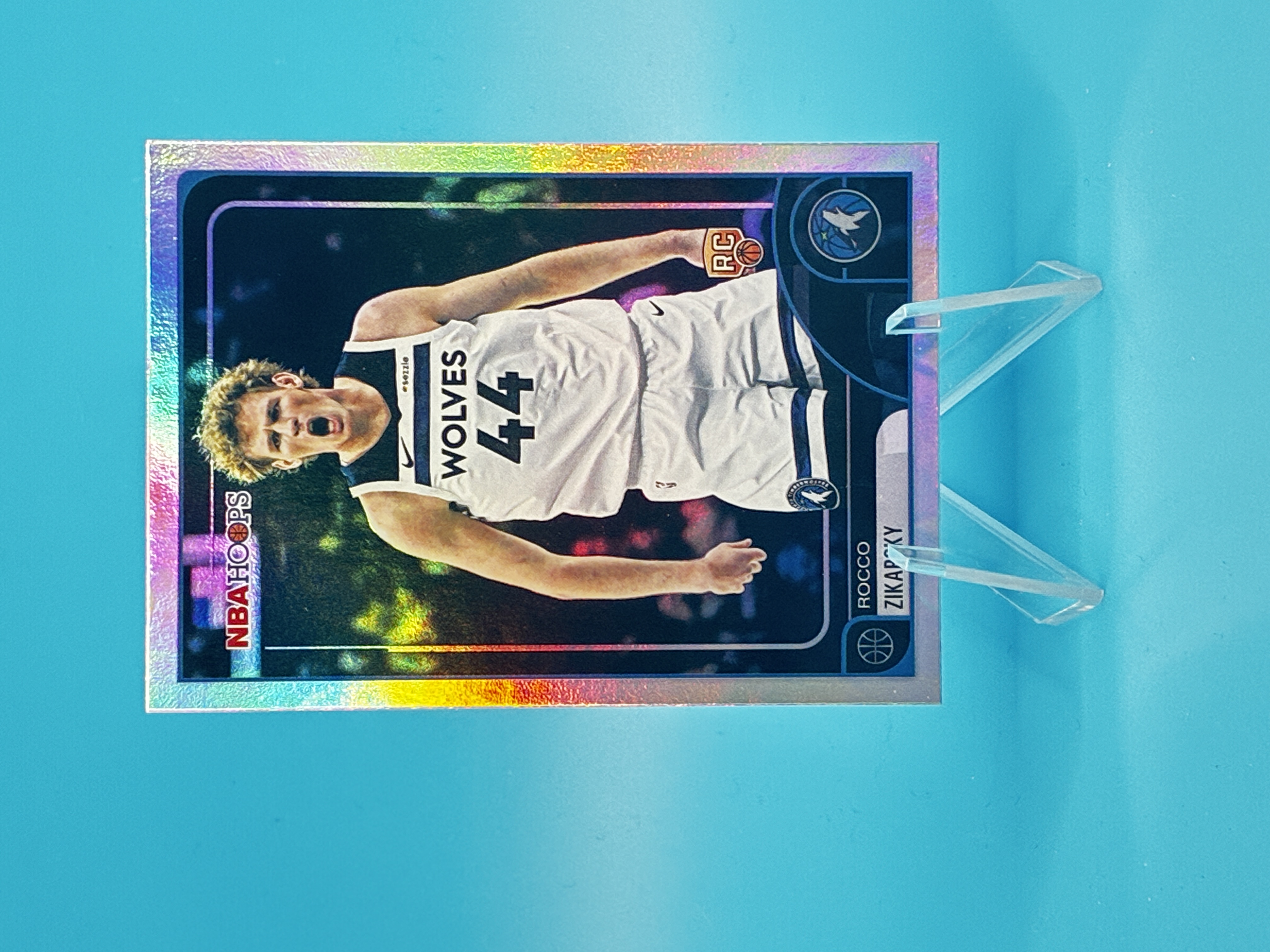 2025/2026 Topps Hoops Rocco Zikarsky #169 Minnesota Timberwolves – Vorderseite