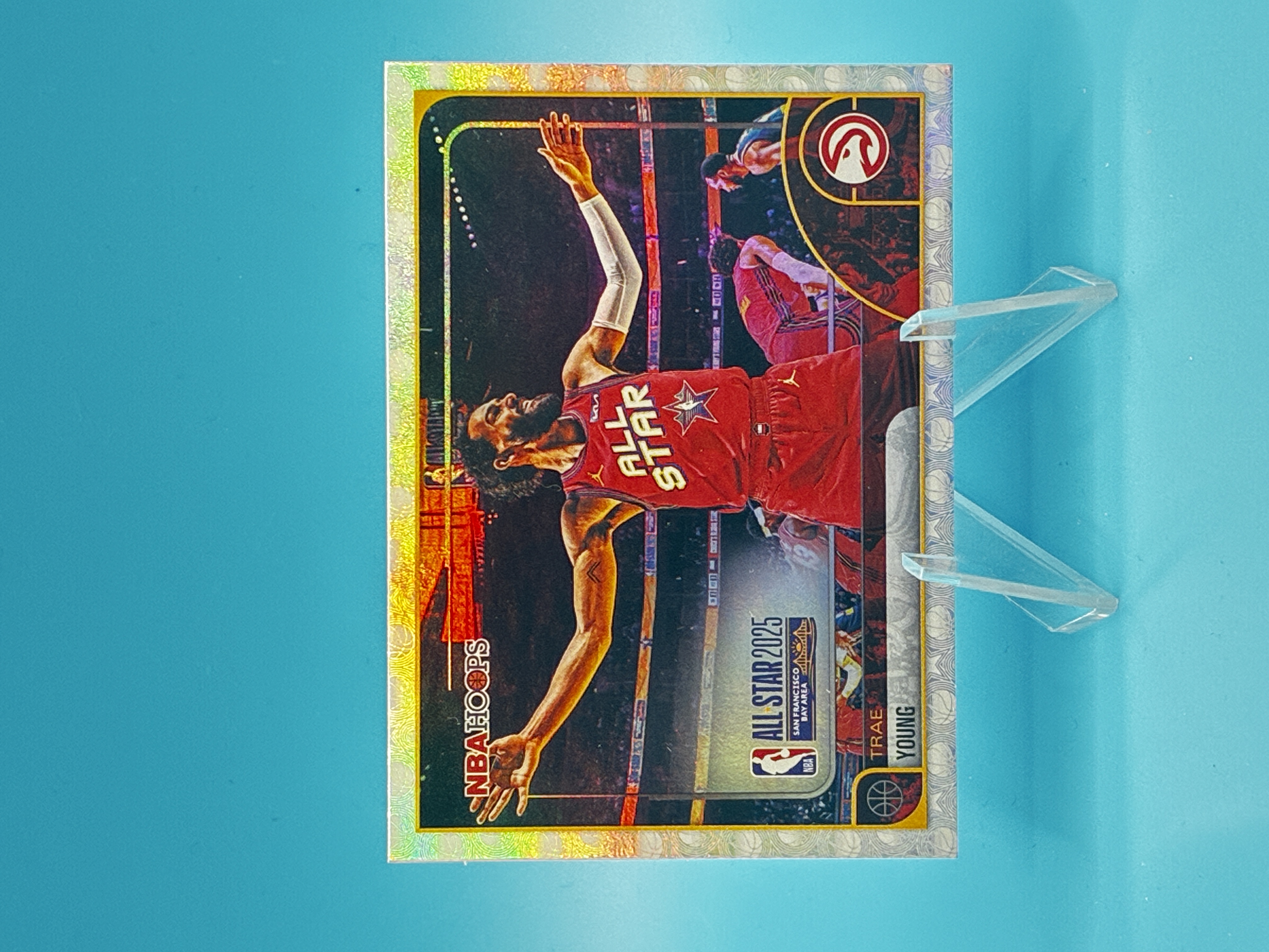2025/2026 Topps NBA Hoops Trae Young All-Star 2025 #293 Atlanta Hawks – Vorderseite