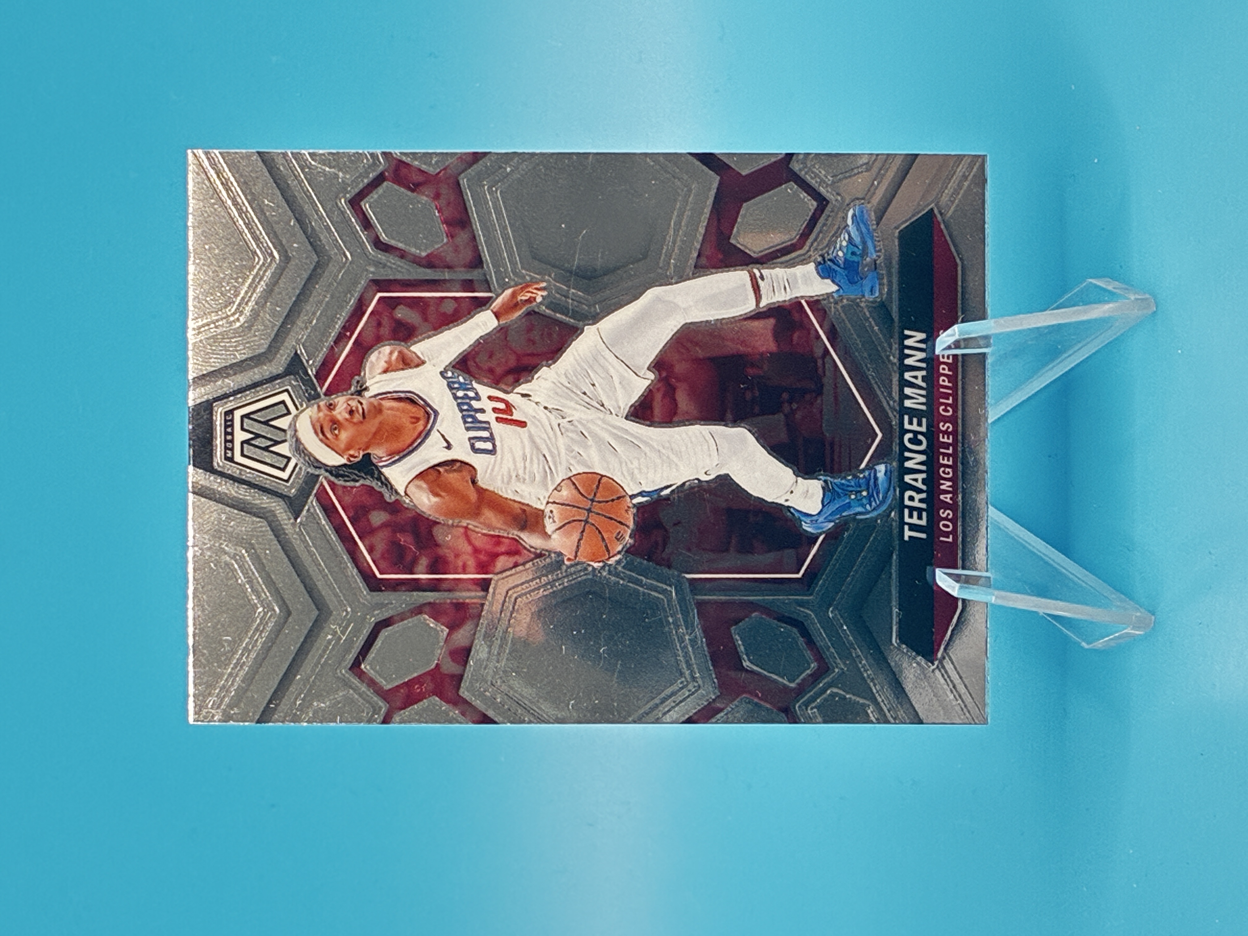 2023/2024 Panini Mosaic Terance Mann #14 Los Angeles Clippers – Vorderseite