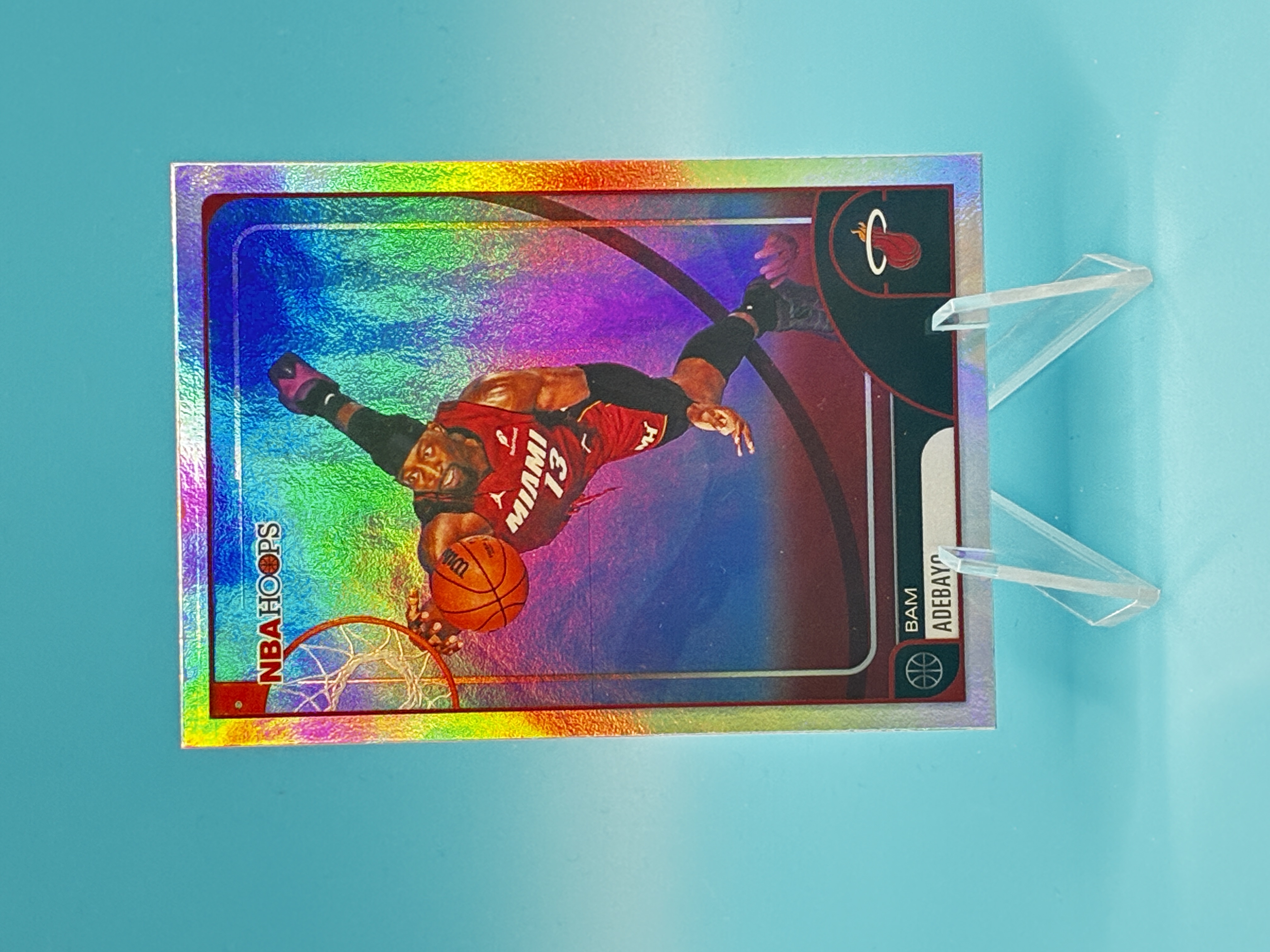 2025/2026 Topps NBA Hoops Bam Adebayo #37 Miami Heat – Vorderseite