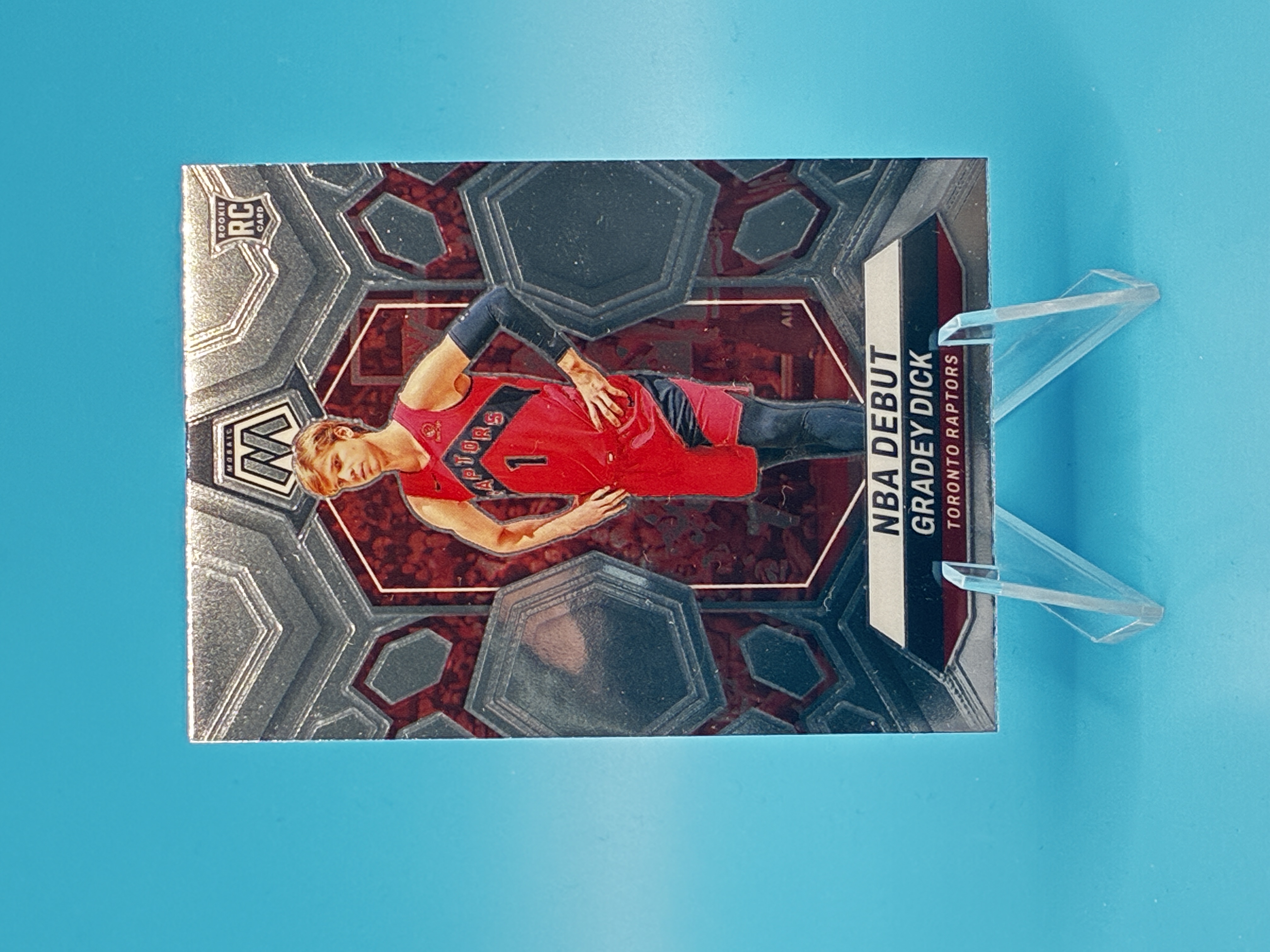 2023/2024 Panini Mosaic Gradey Dick NBA Debut #260 Toronto Raptors – Vorderseite