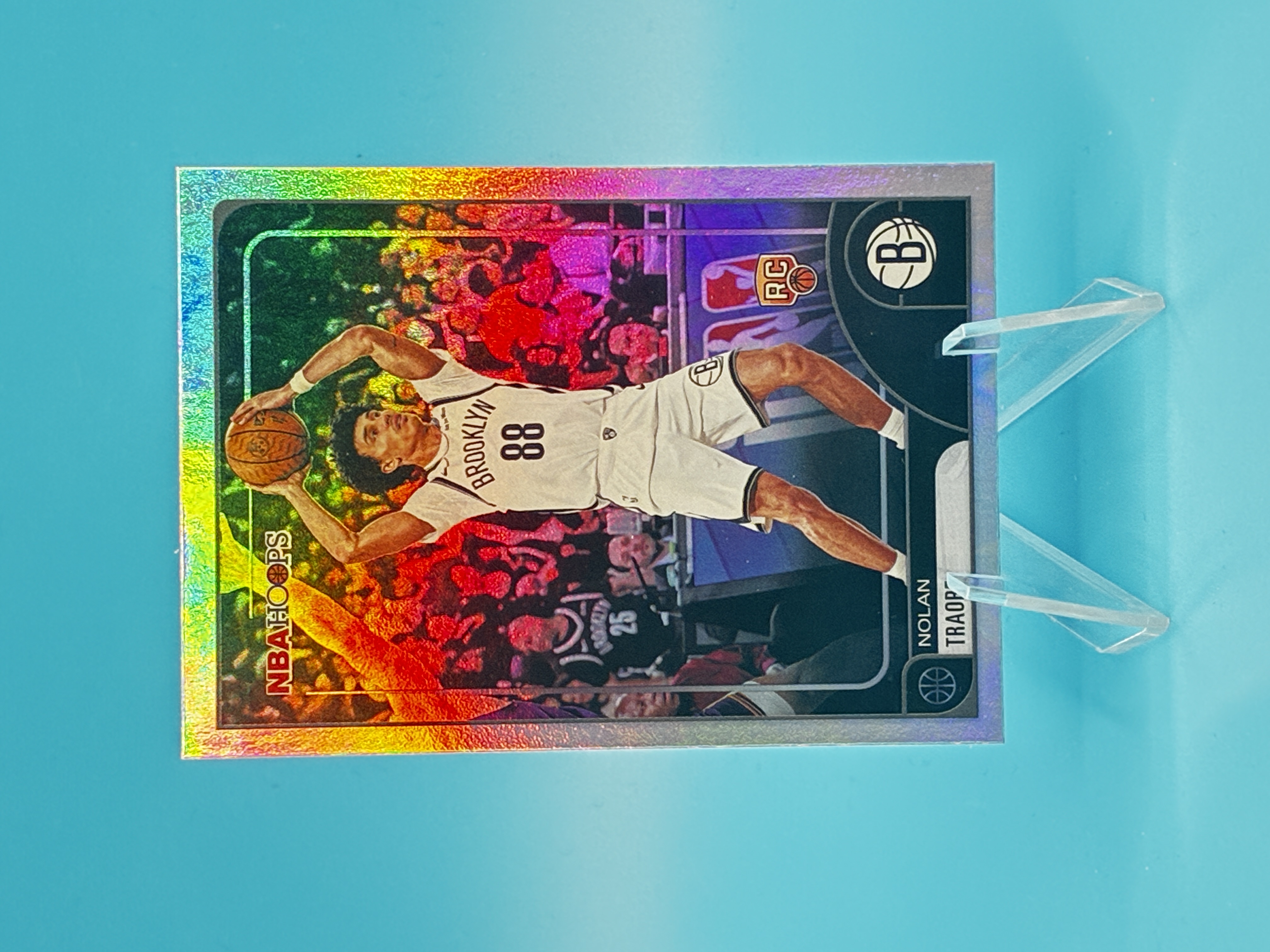 2025/2026 Topps Hoops Nolan Traore #133 Brooklyn Nets – Vorderseite