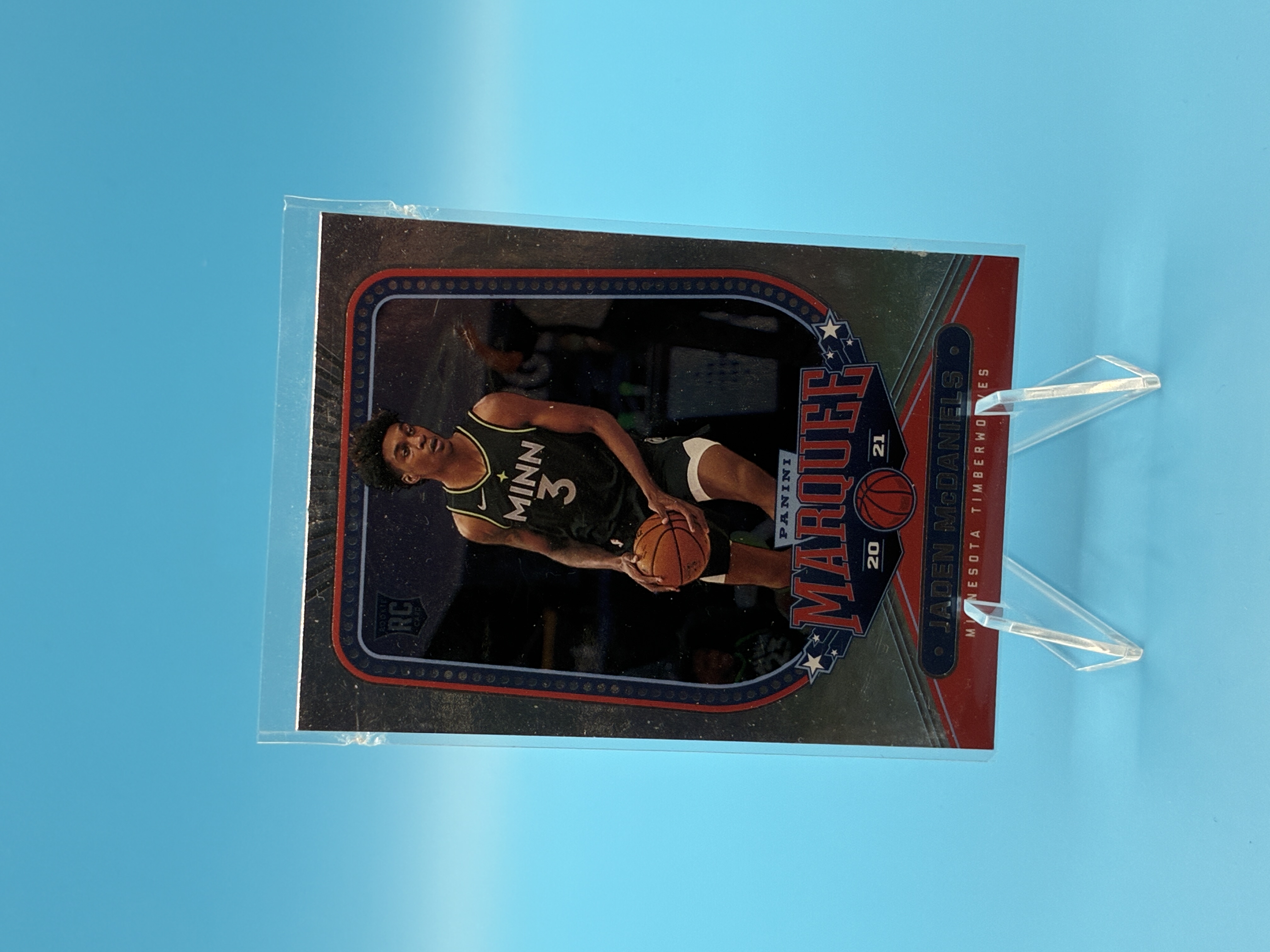 2020/2021 Panini Chronicles Marquee Jaden McDaniels #238 Minnesota Timberwolves – Vorderseite