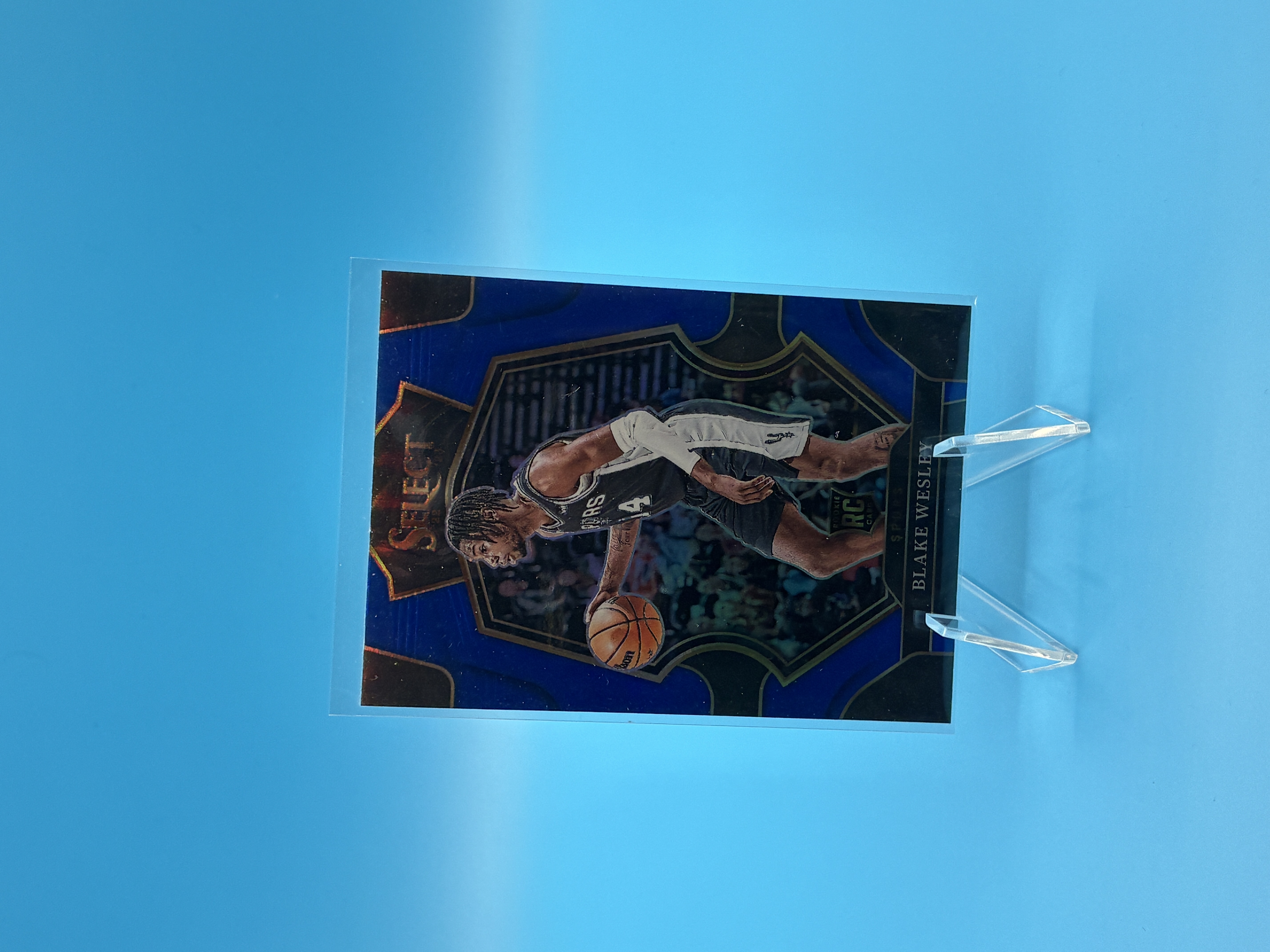 2022/2023 Panini Select Blake Wesley Blue #180 San Antonio Spurs – Vorderseite