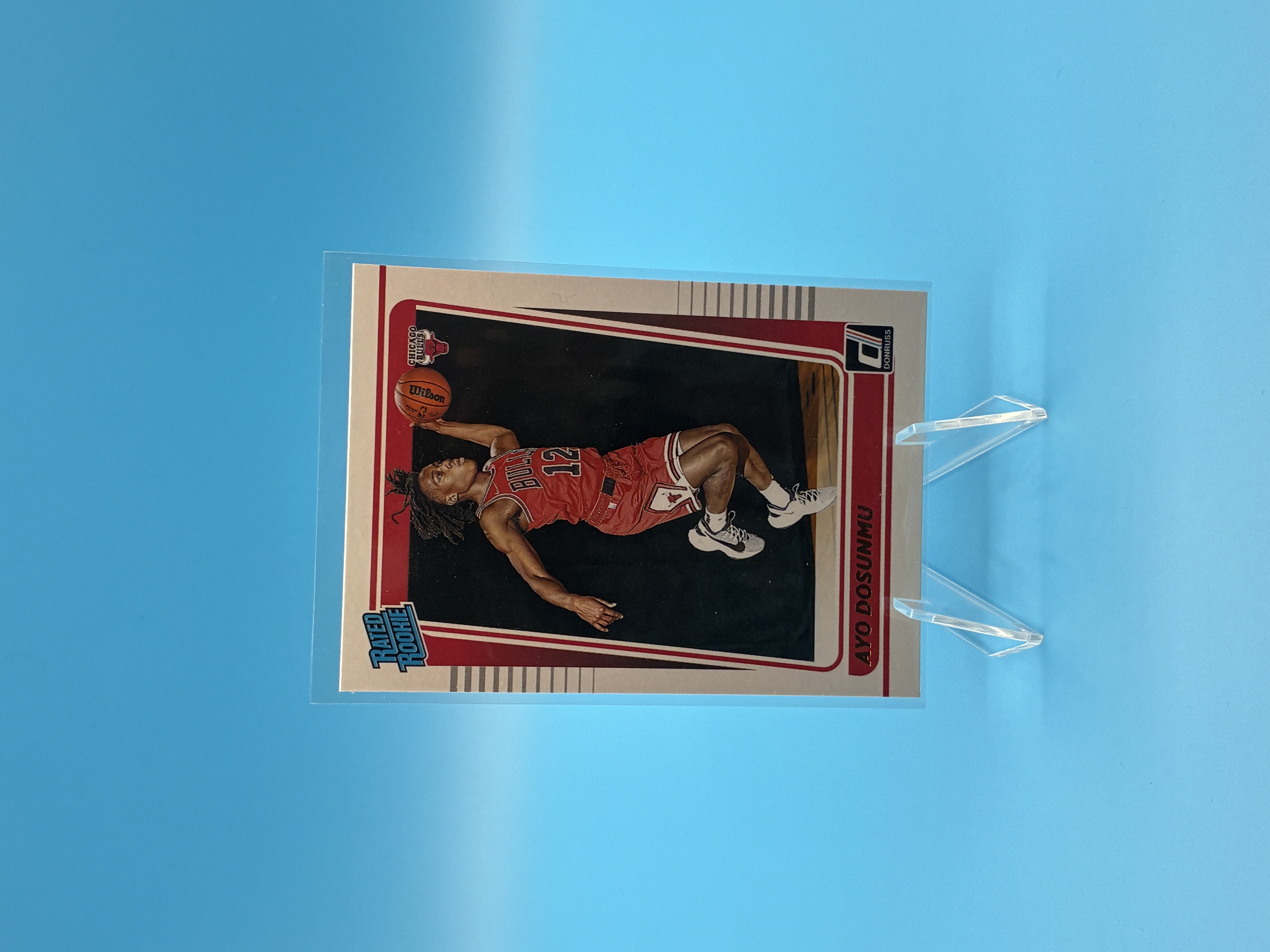 2021/2022 Panini Donruss Ayo Dosunmu Rated Rookie #221 Chicago Bulls – Vorderseite