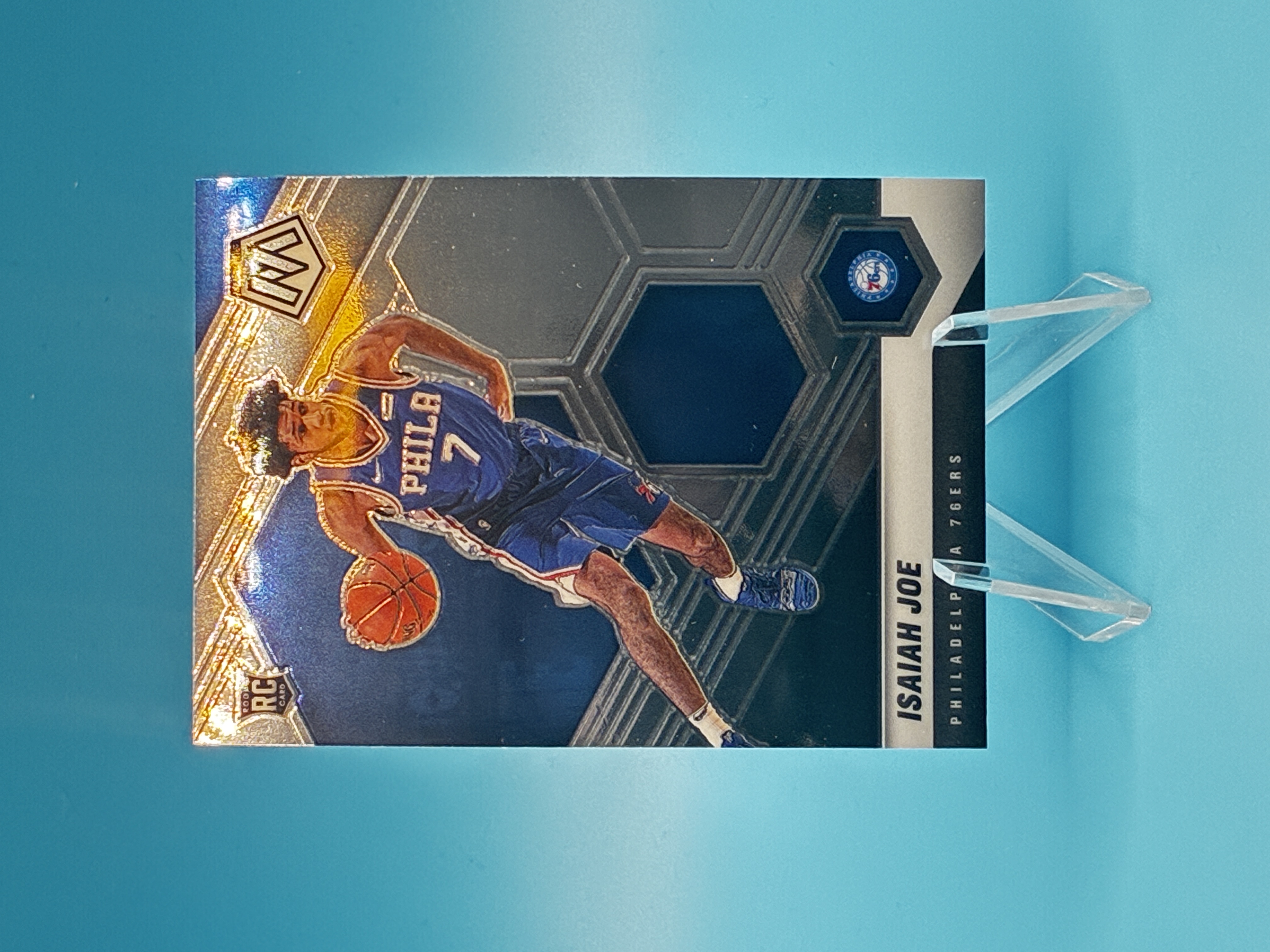 2020/2021 Panini Mosaic Isaiah Joe #216 Philadelphia 76ers – Vorderseite