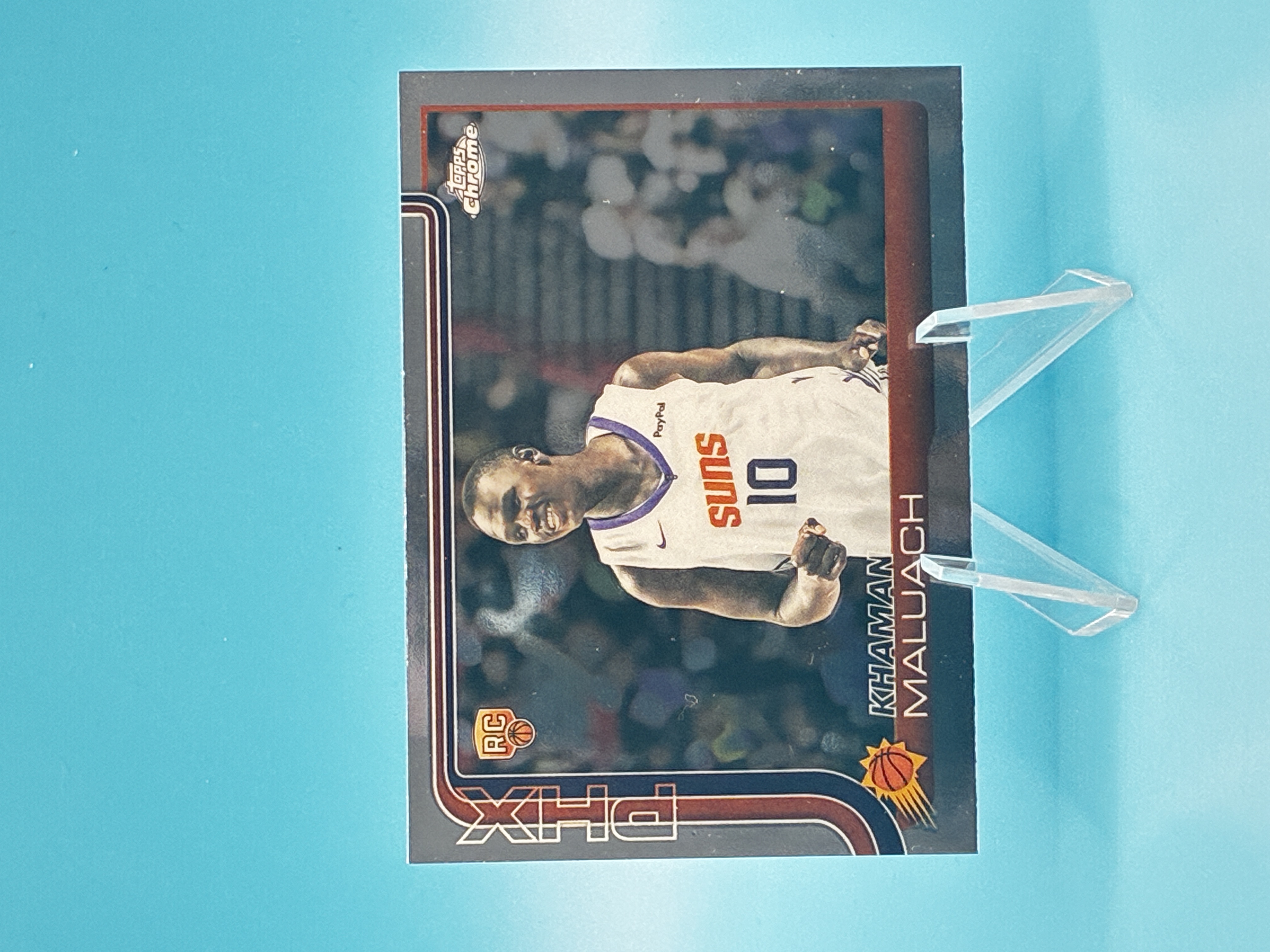 2025/2026 Topps Chrome Khaman Maluach #260 Phoenix Suns – Vorderseite