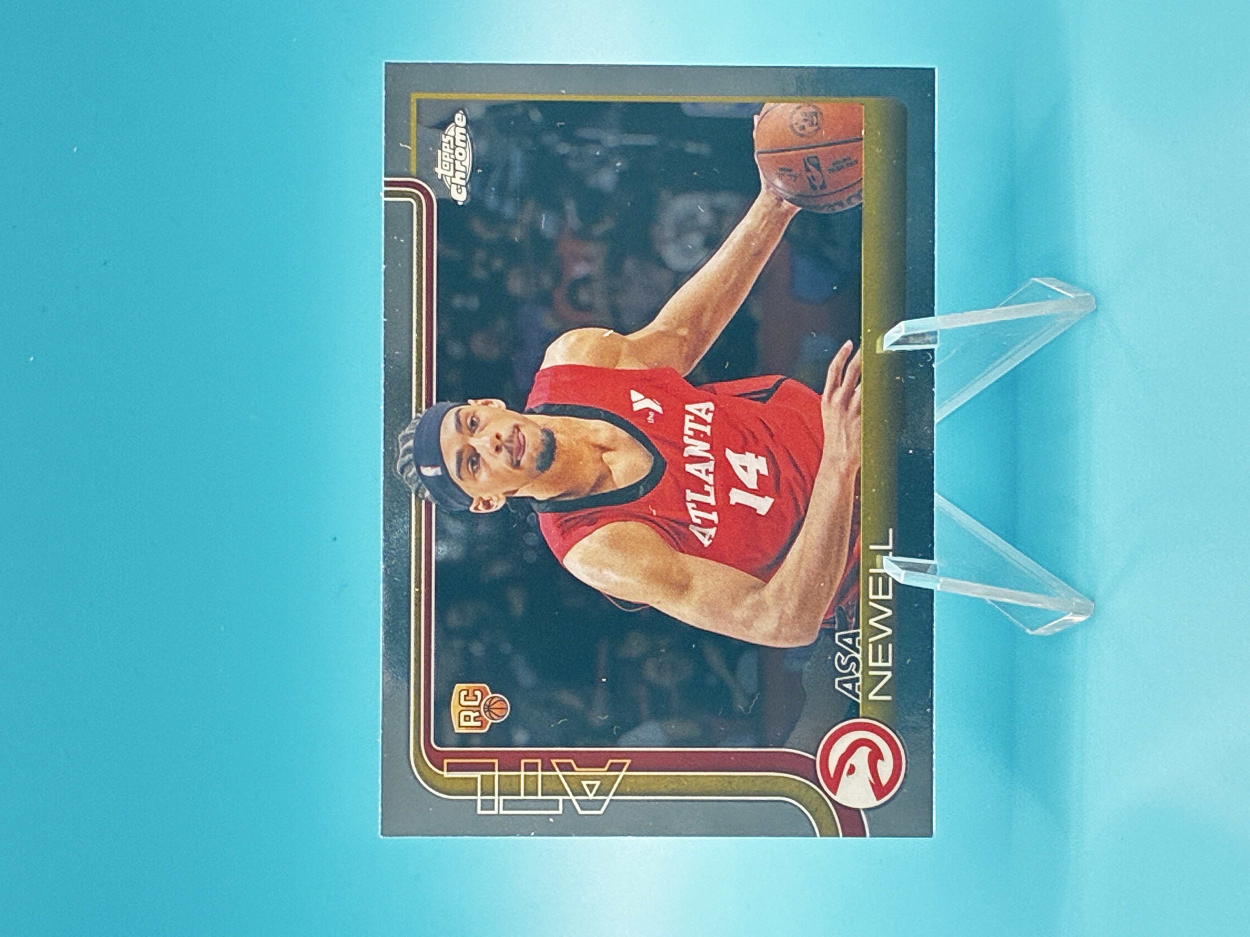 2025/2026 Topps Chrome Asa Newell #273 Atlanta Hawks – Vorderseite