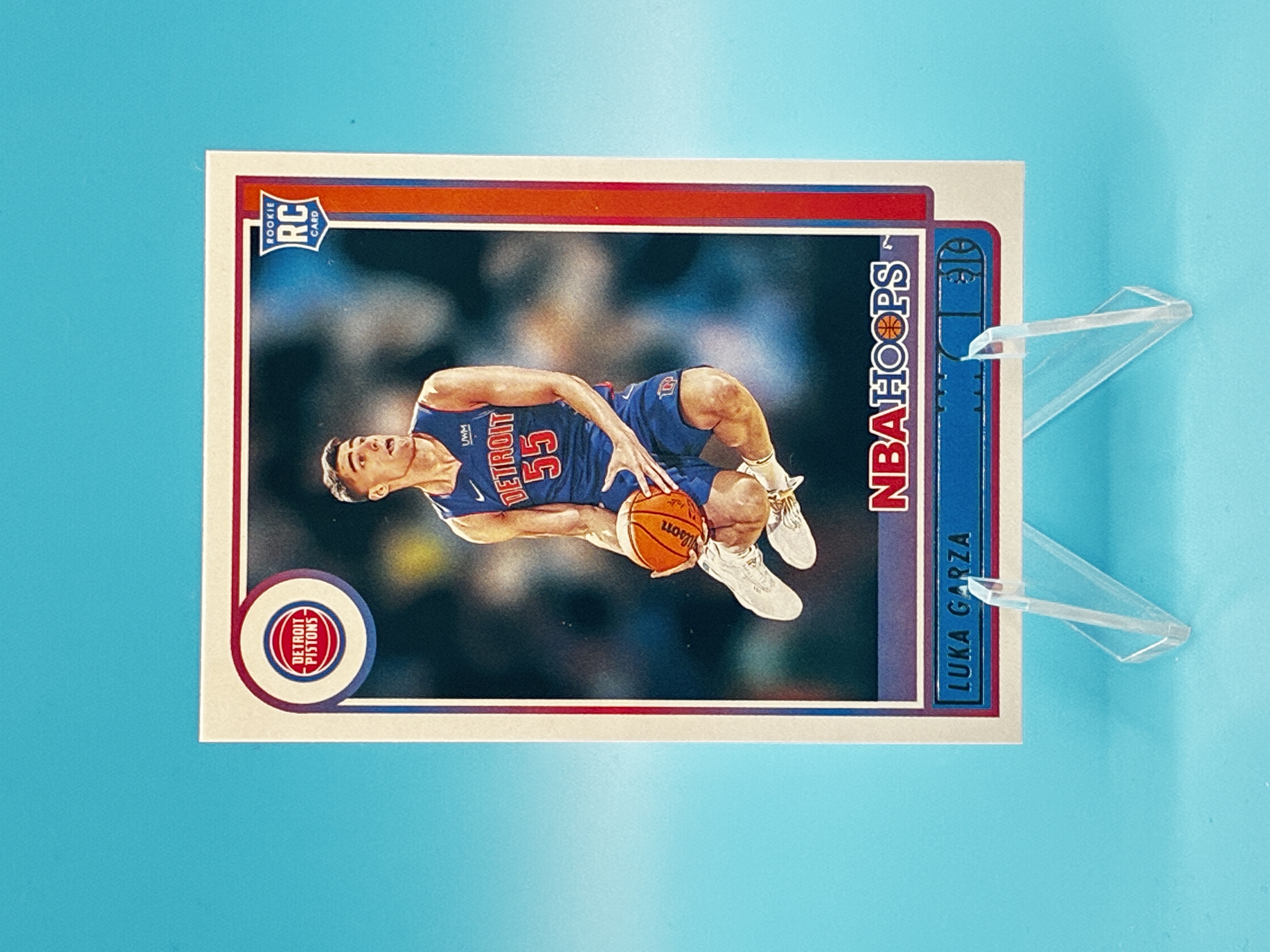 2021/2022 Panini Hoops Luka Garza #250 Detroit Pistons – Vorderseite