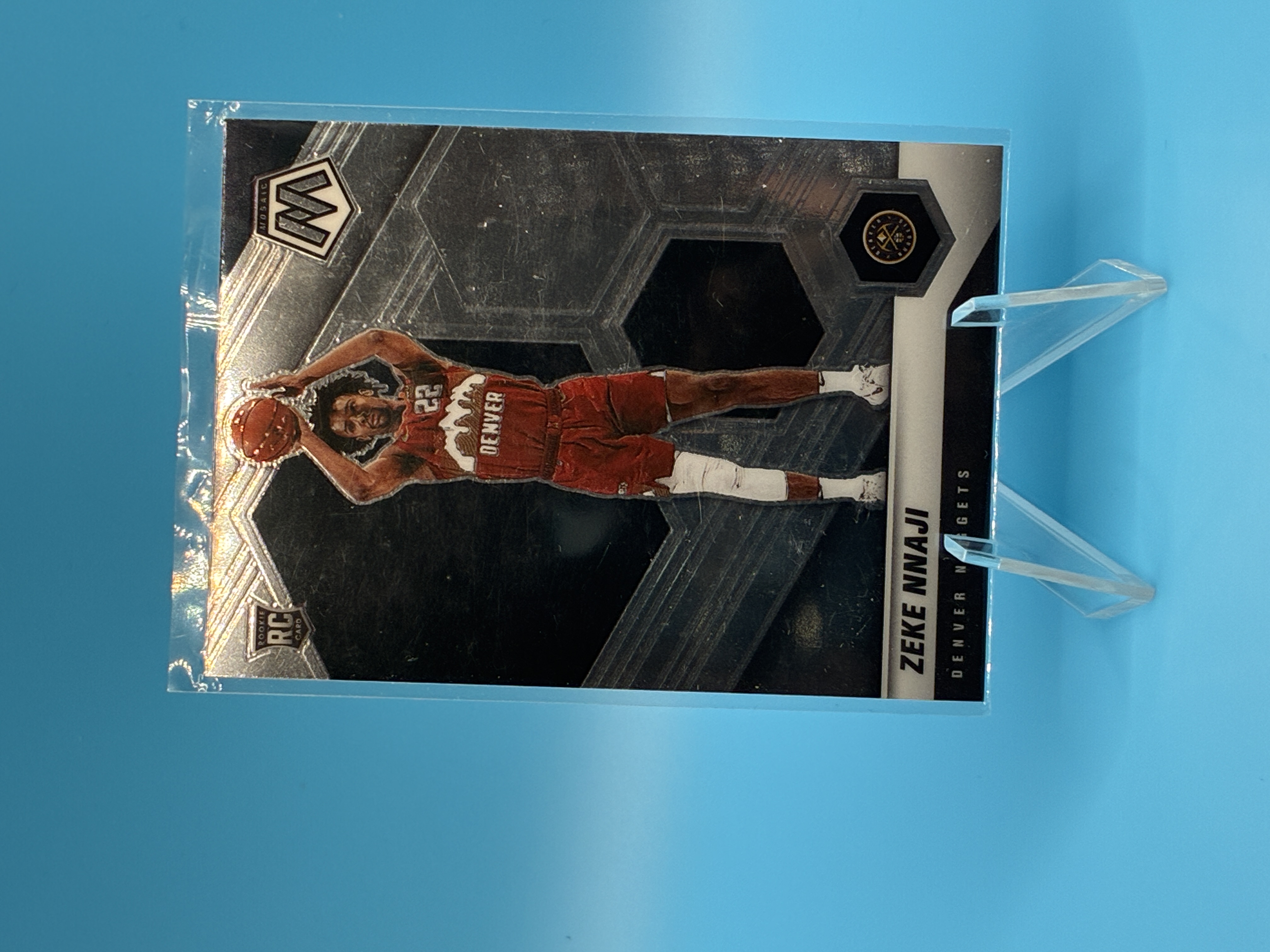 2020/2021 Panini Mosaic Zeke Nnaji #231 Denver Nuggets – Vorderseite