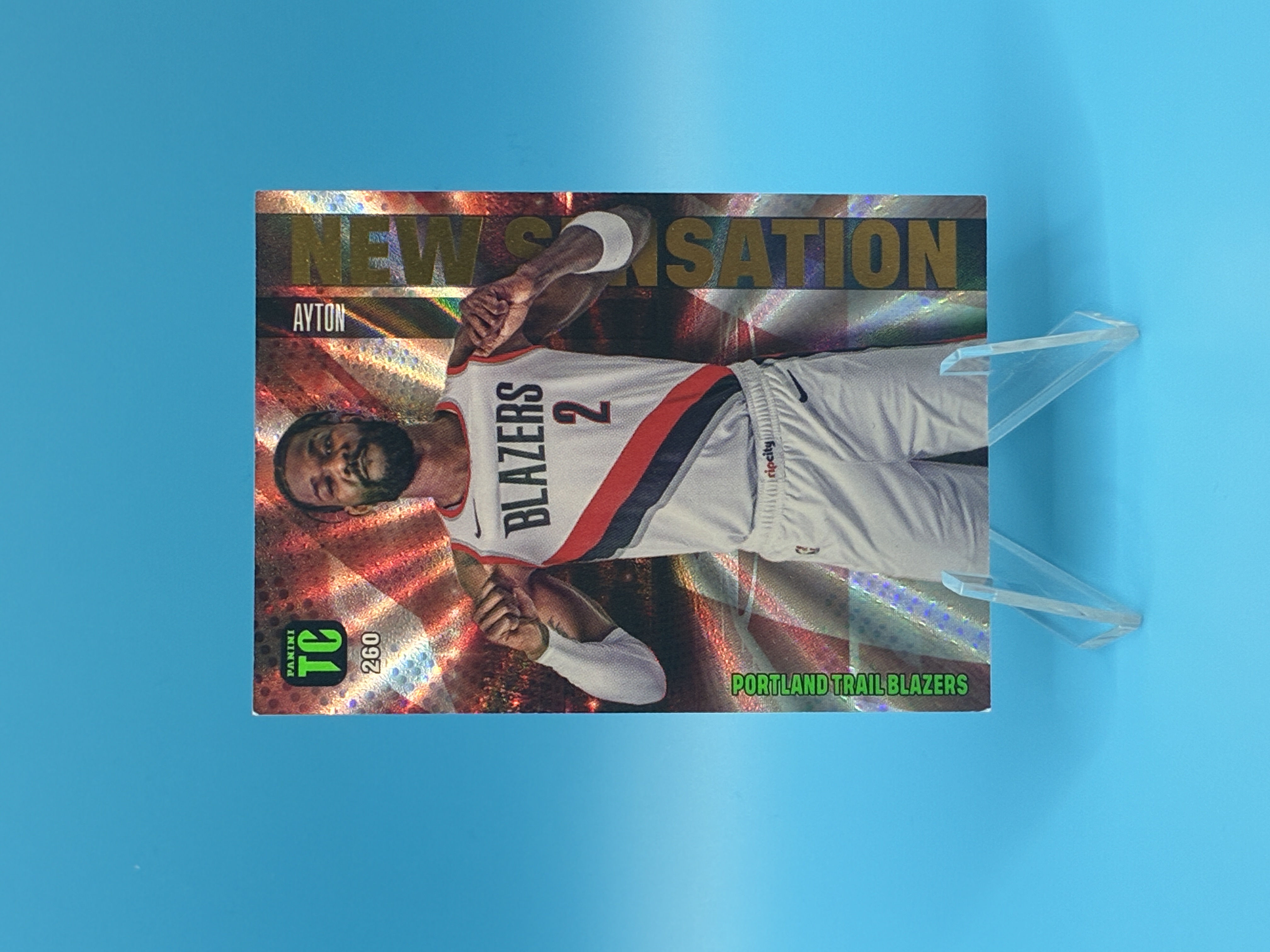 2023/2024 Panini Top Class Deandre Ayton New Sensations #260 Portland Trail Blazers – Vorderseite