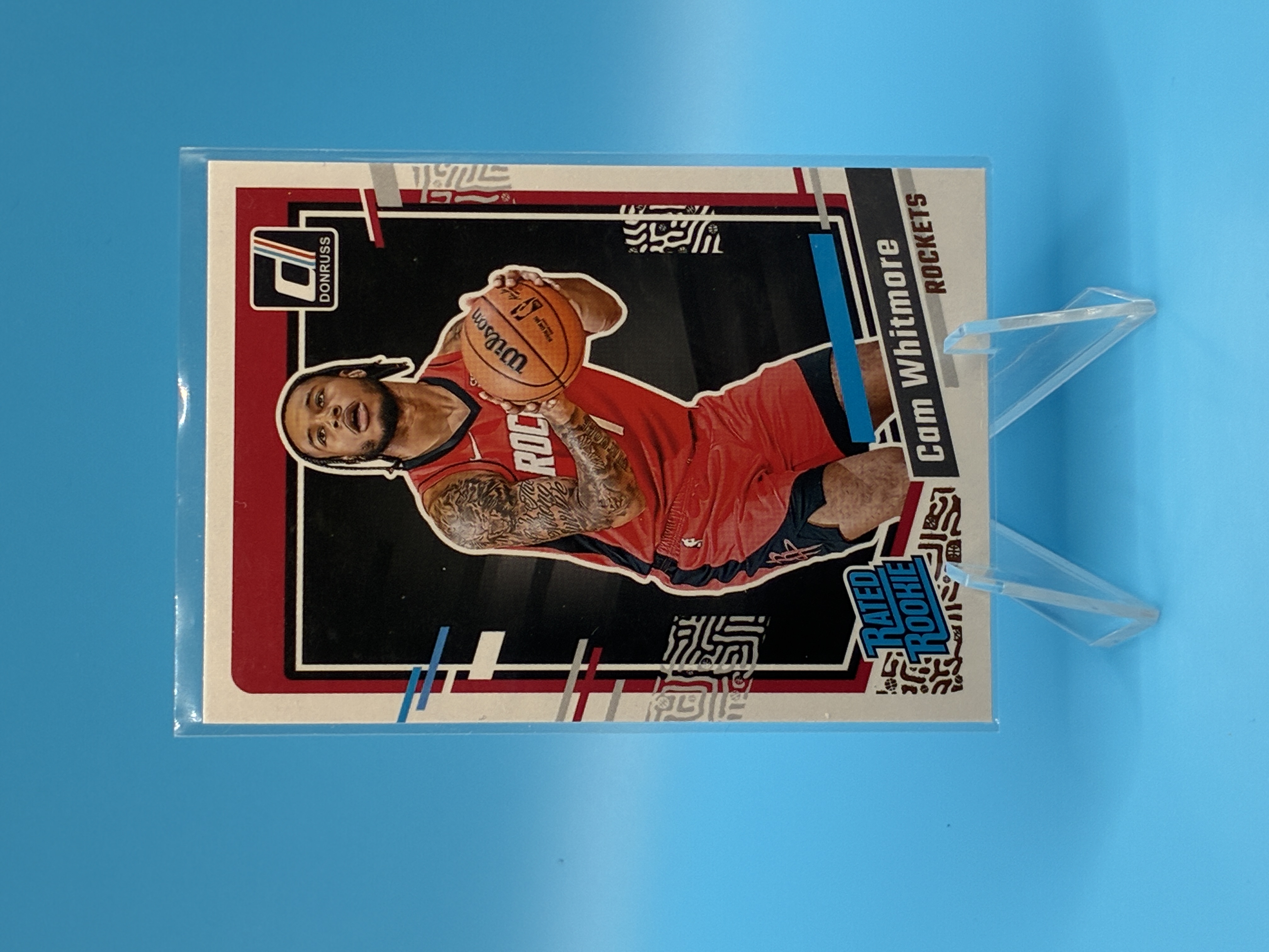 2023/2024 Panini Donruss Cam Whitmore Rated Rookie #211 Houston Rockets – Vorderseite