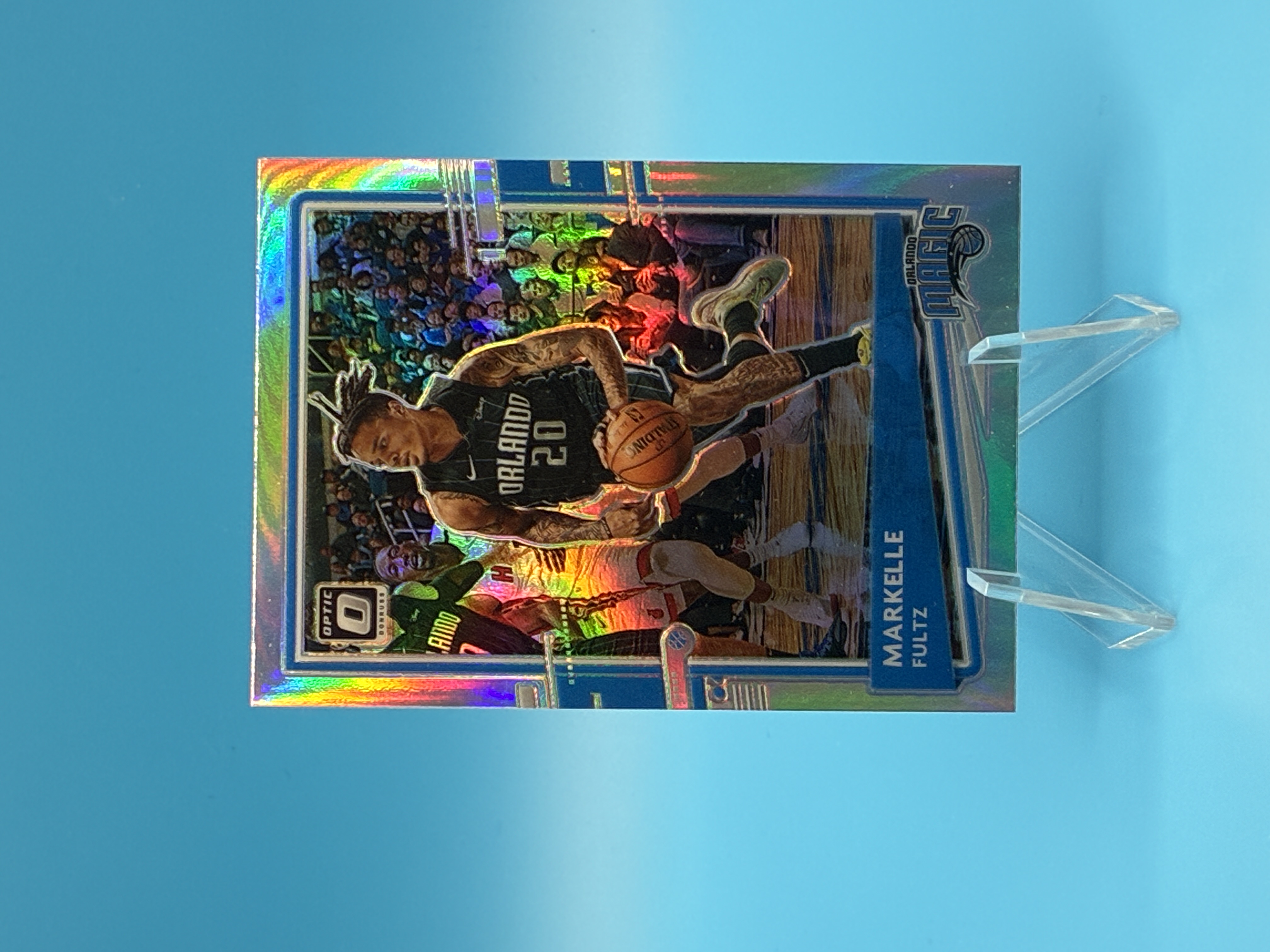 2020/2021 Panini Donruss Optic Markelle Fultz Holo #9 Orlando Magic – Vorderseite