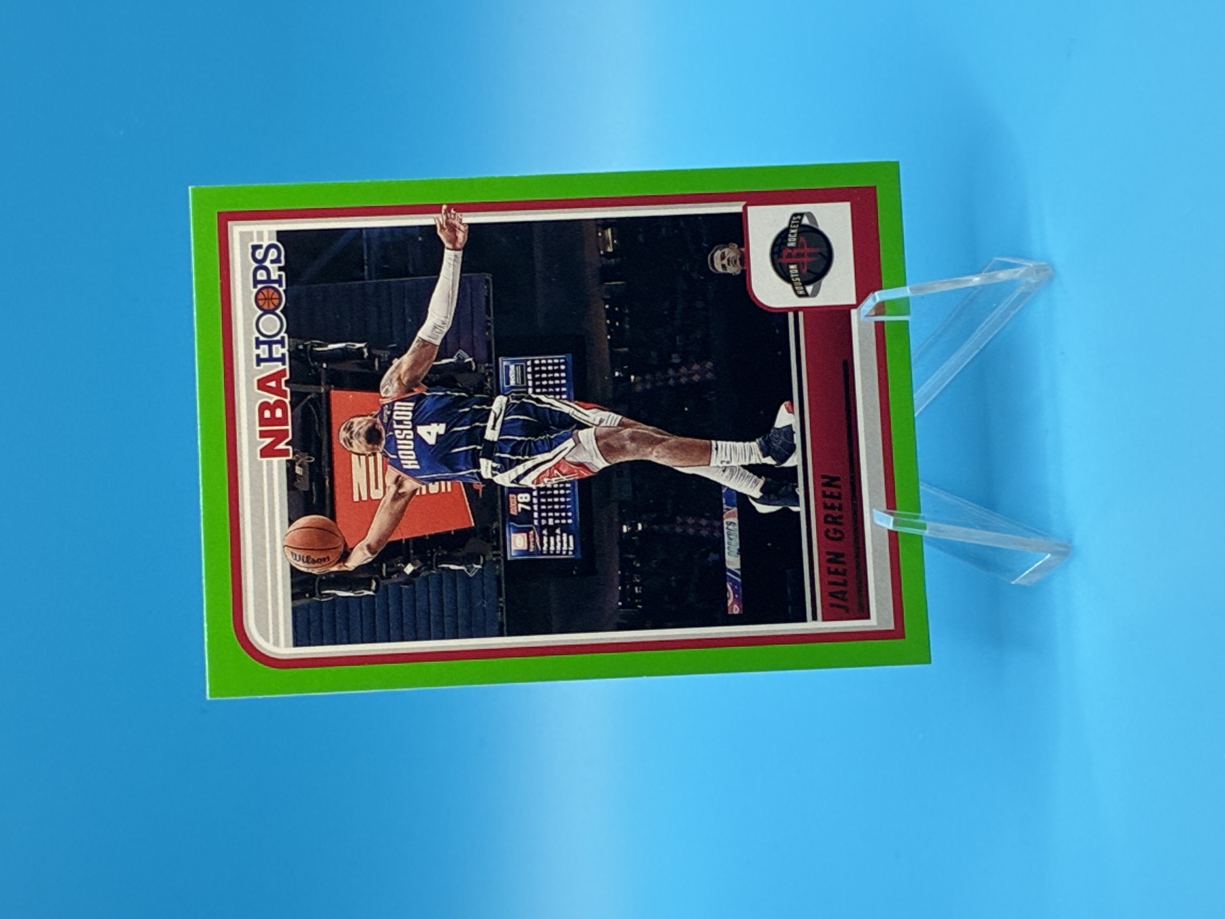 2023/2024 Panini Hoops Jalen Green Green #226 Houston Rockets – Vorderseite