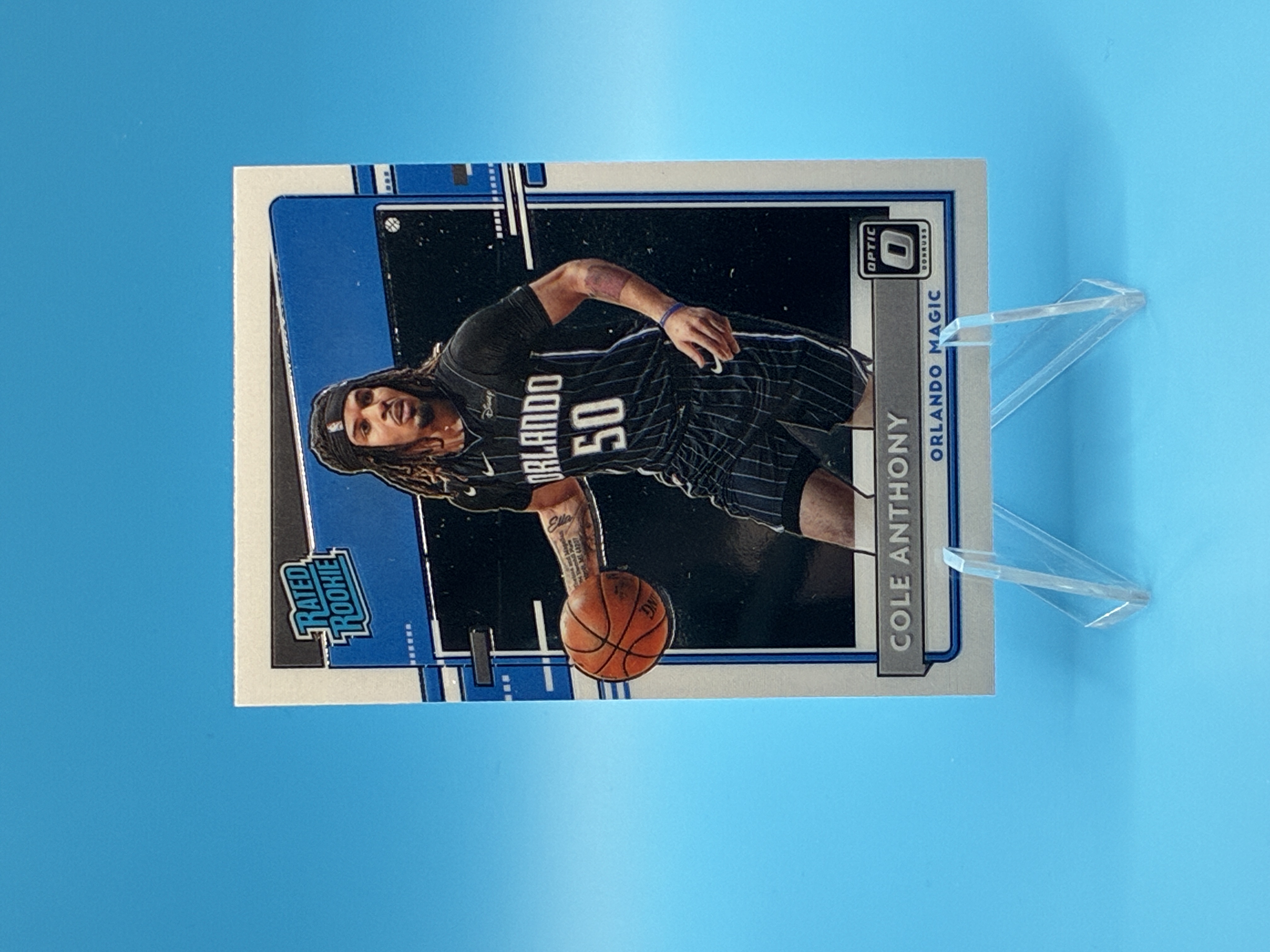 2020/2021 Panini Optic Cole Anthony Rated Rookie #165 Orlando Magic – Vorderseite
