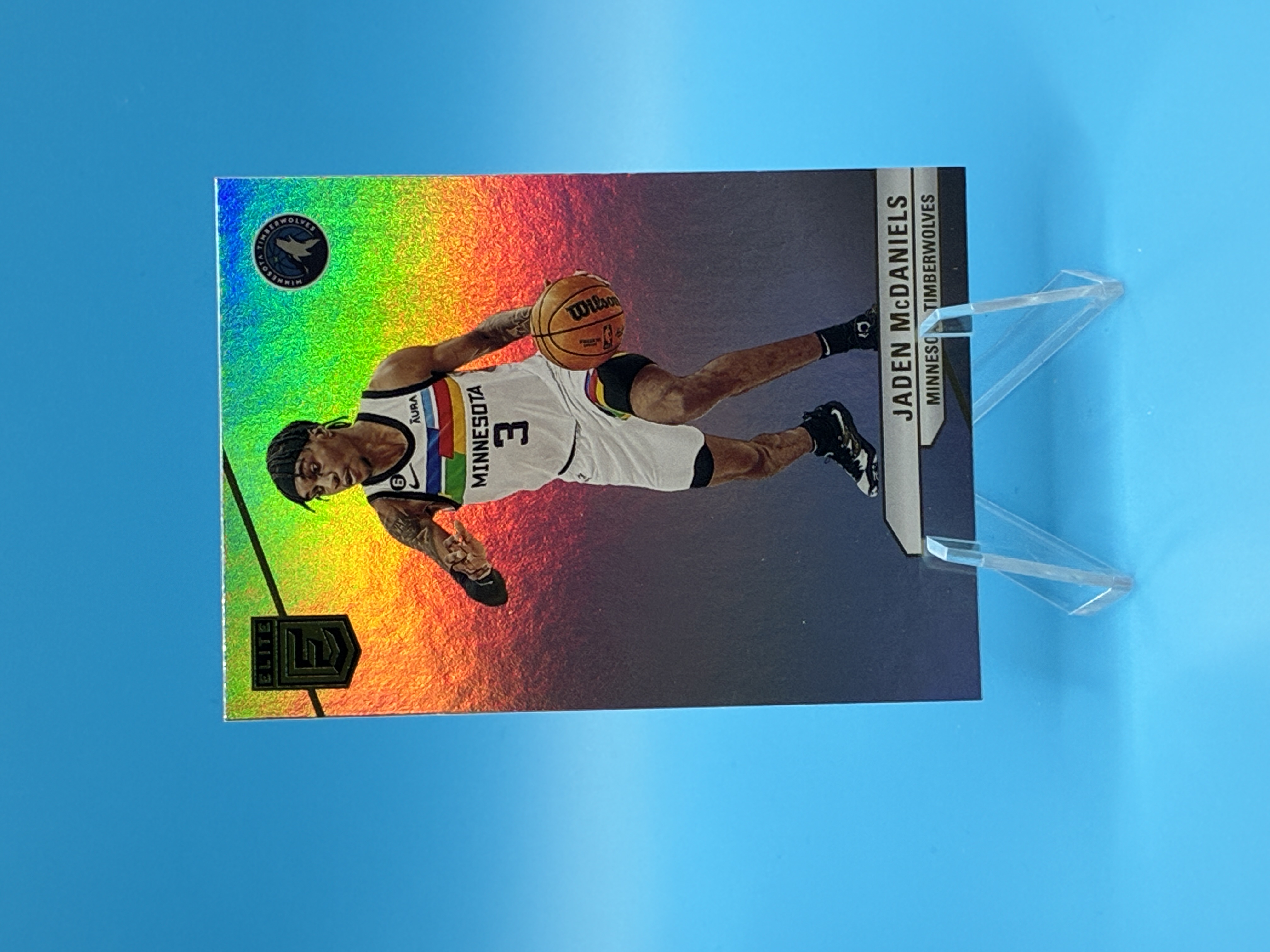 2023/2024 Panini Donruss Elite Jaden McDaniels #155 Minnesota Timberwolves – Vorderseite