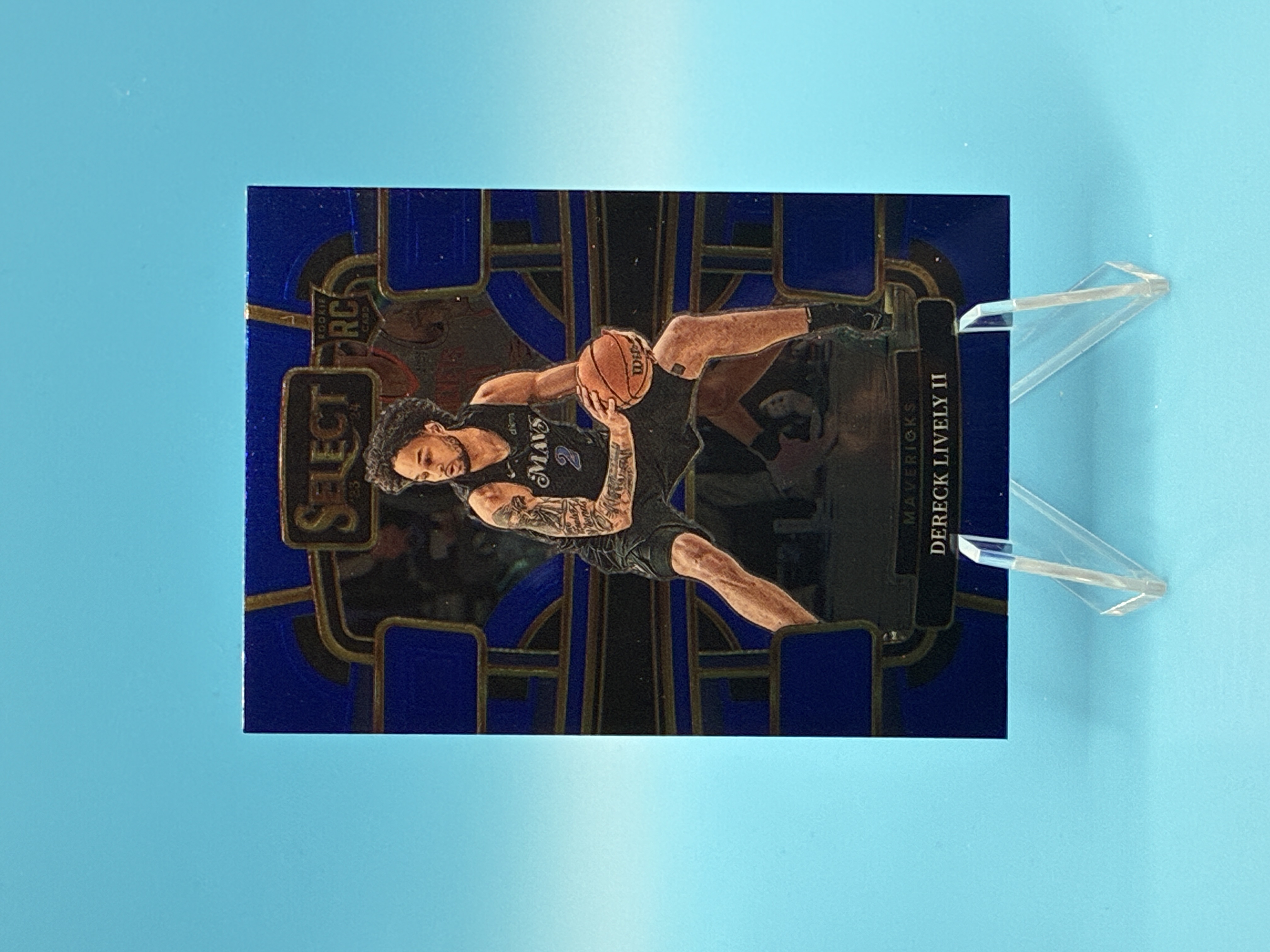 2023/2024 Panini Select Dereck Lively II Blue #76 Dallas Mavericks – Vorderseite