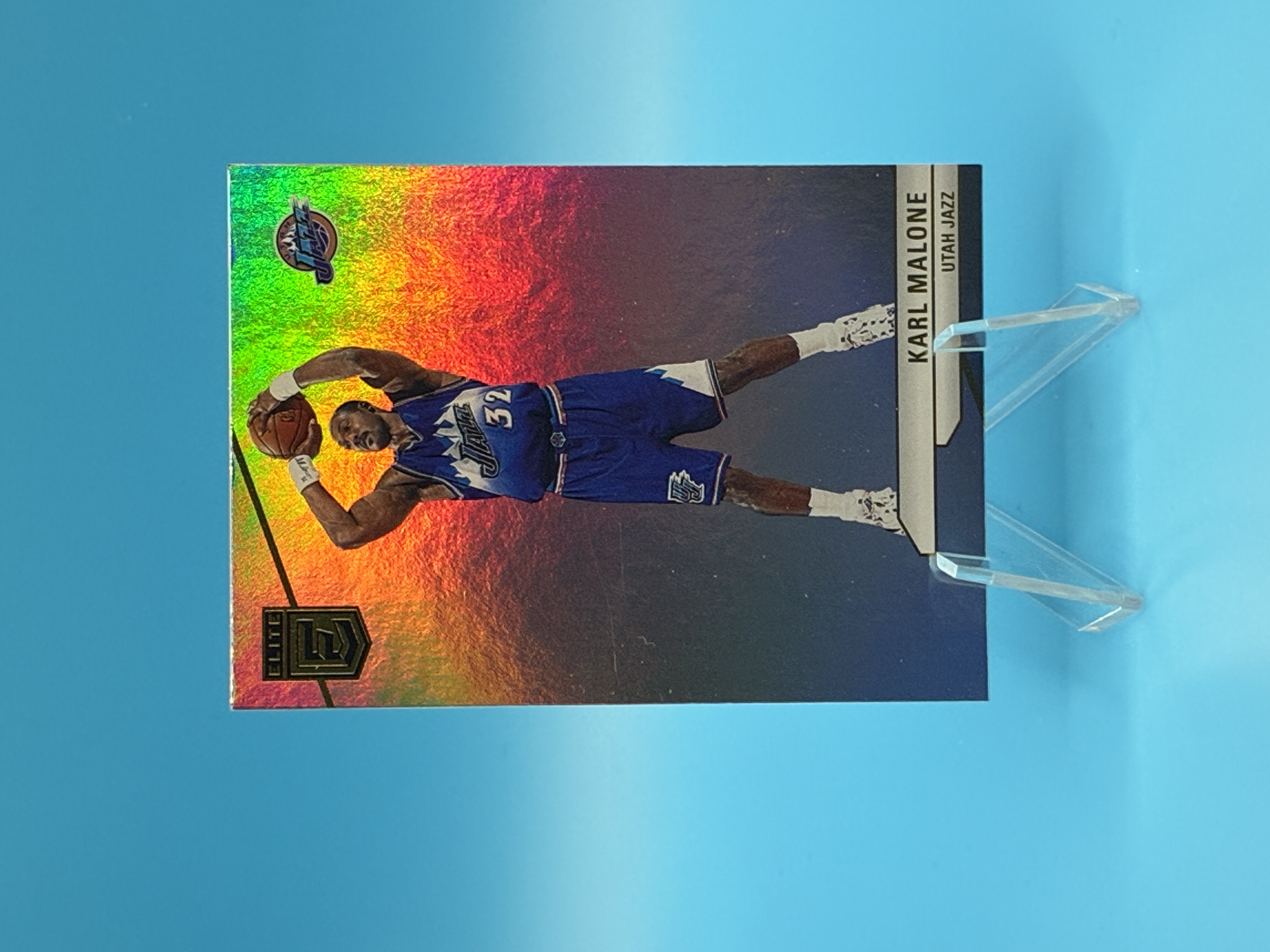 2023/2024 Panini Donruss Elite Basketball Karl Malone #87 Utah Jazz – Vorderseite