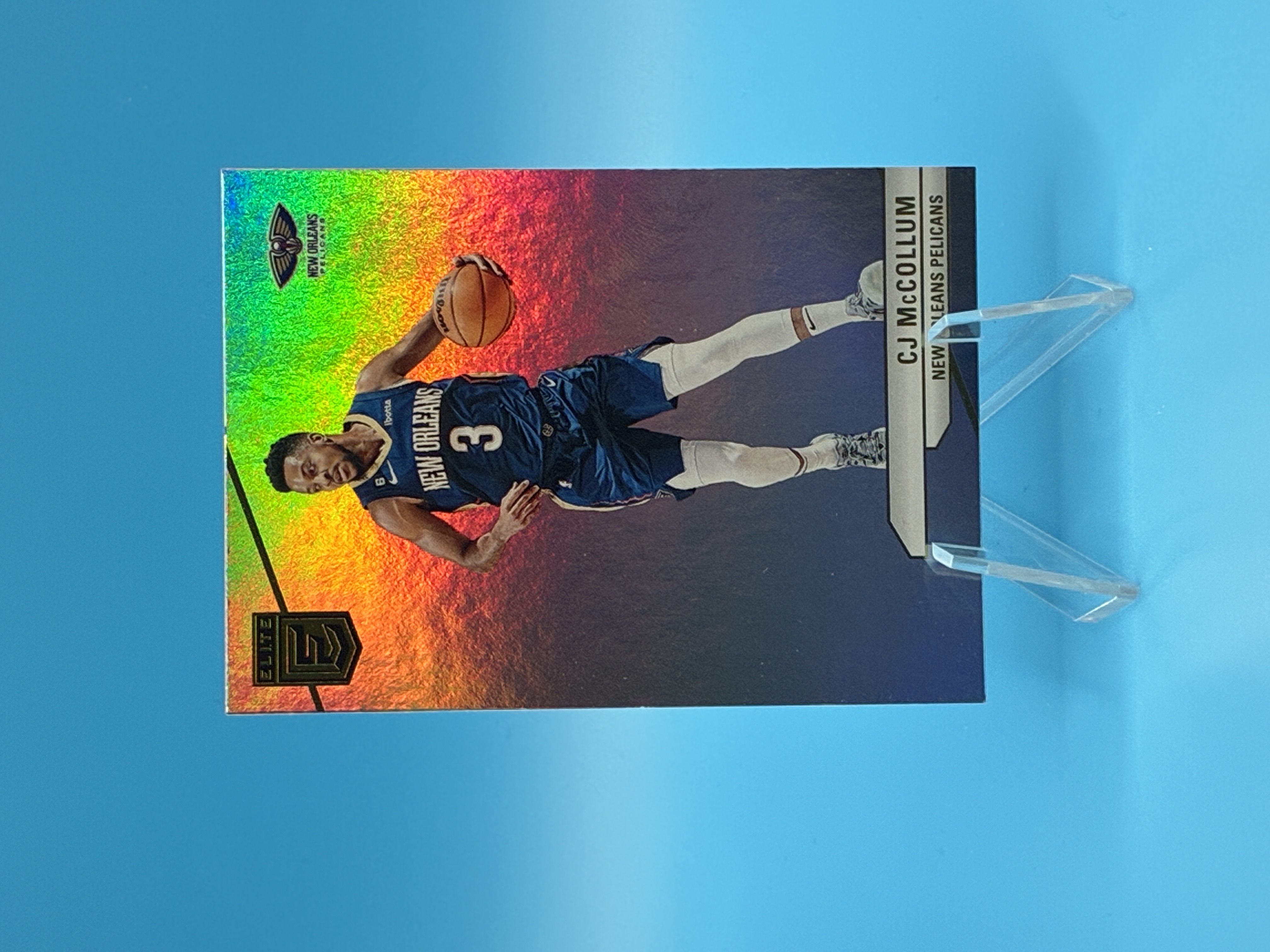 2023/2024 Panini Donruss Elite CJ McCollum #55 New Orleans Pelicans – Vorderseite