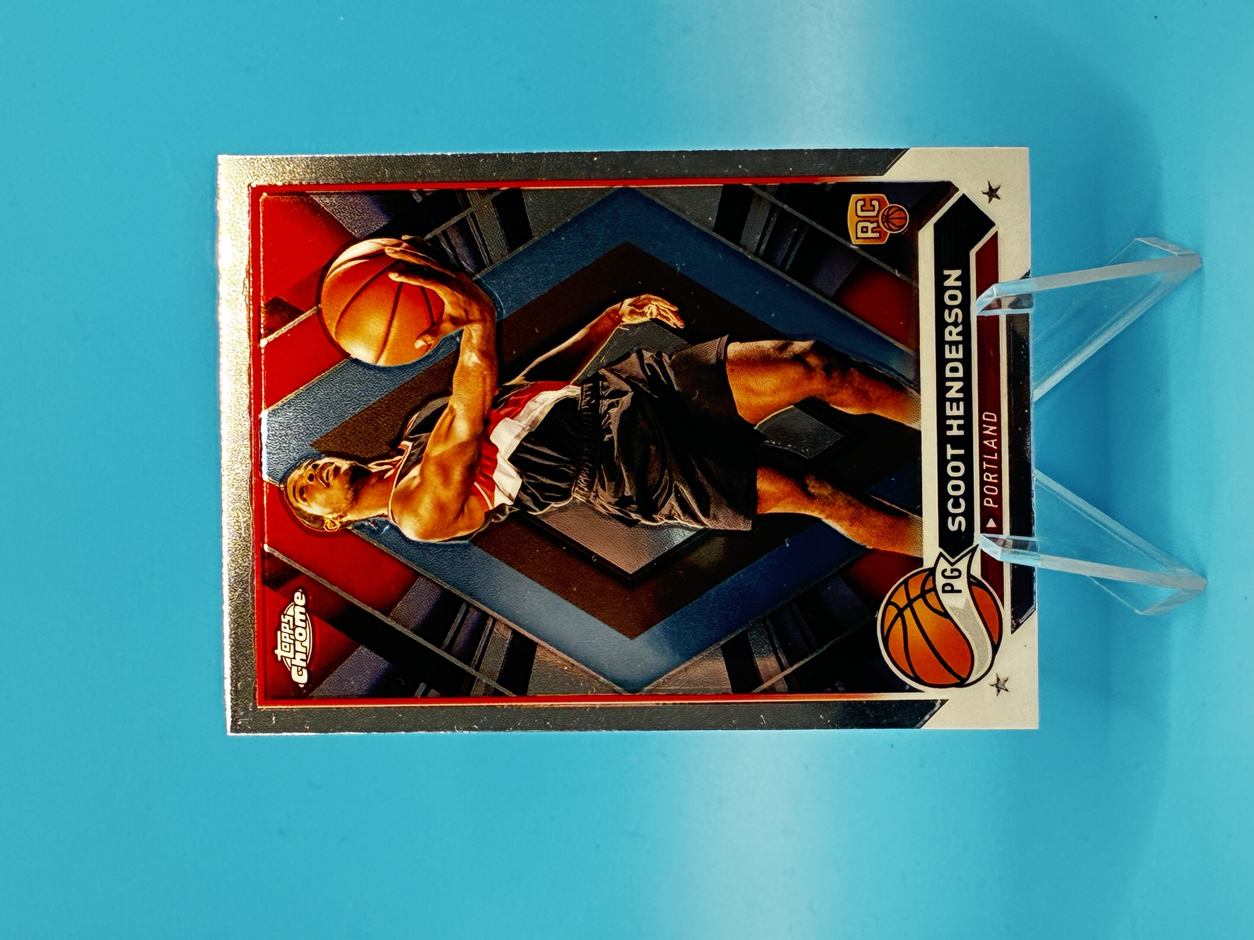 2023/2024 Topps Chrome Scoot Henderson #60 Portland – Vorderseite