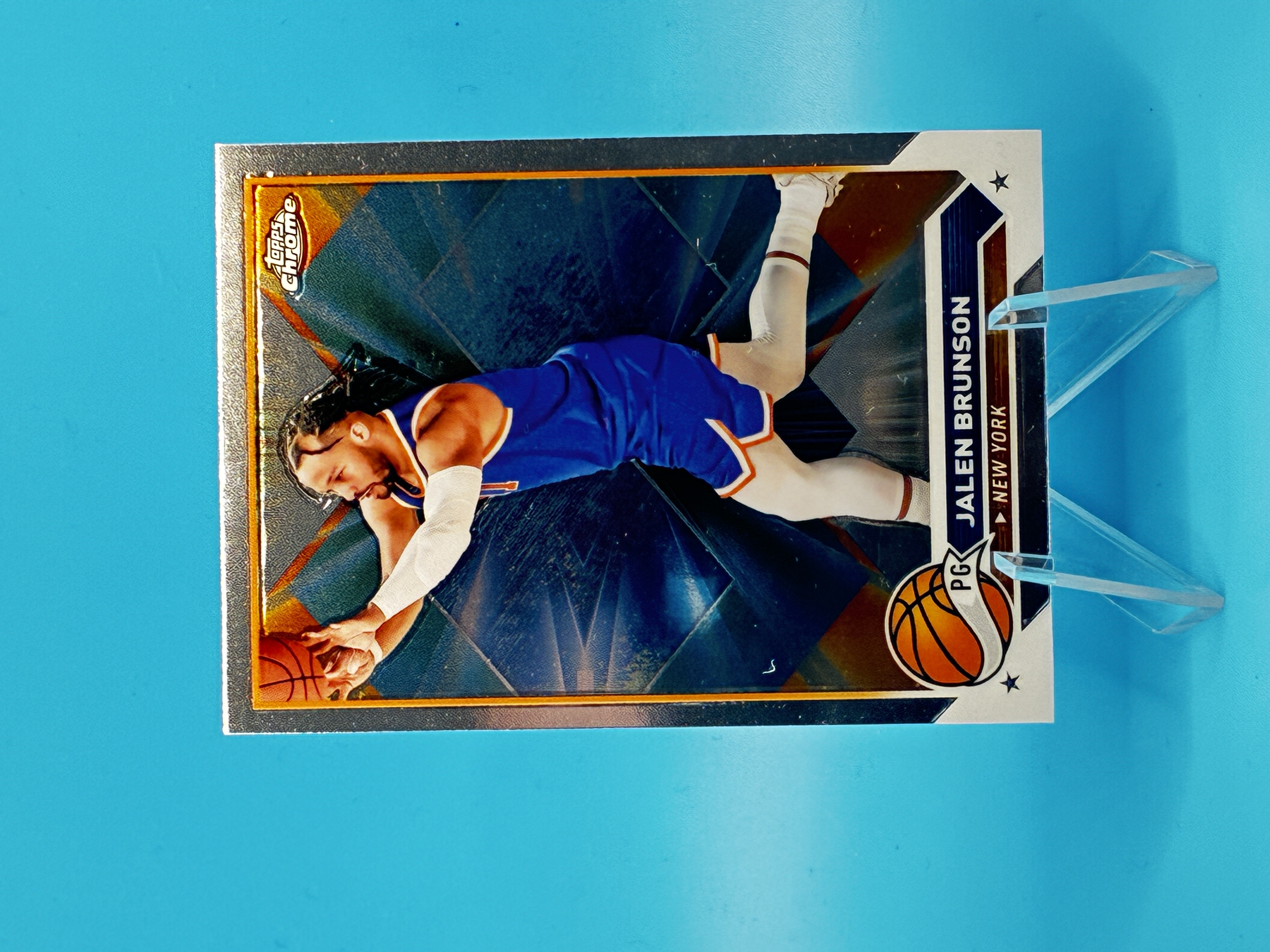 2023/2024 Topps Chrome Jalen Brunson #11 New York Knicks – Vorderseite