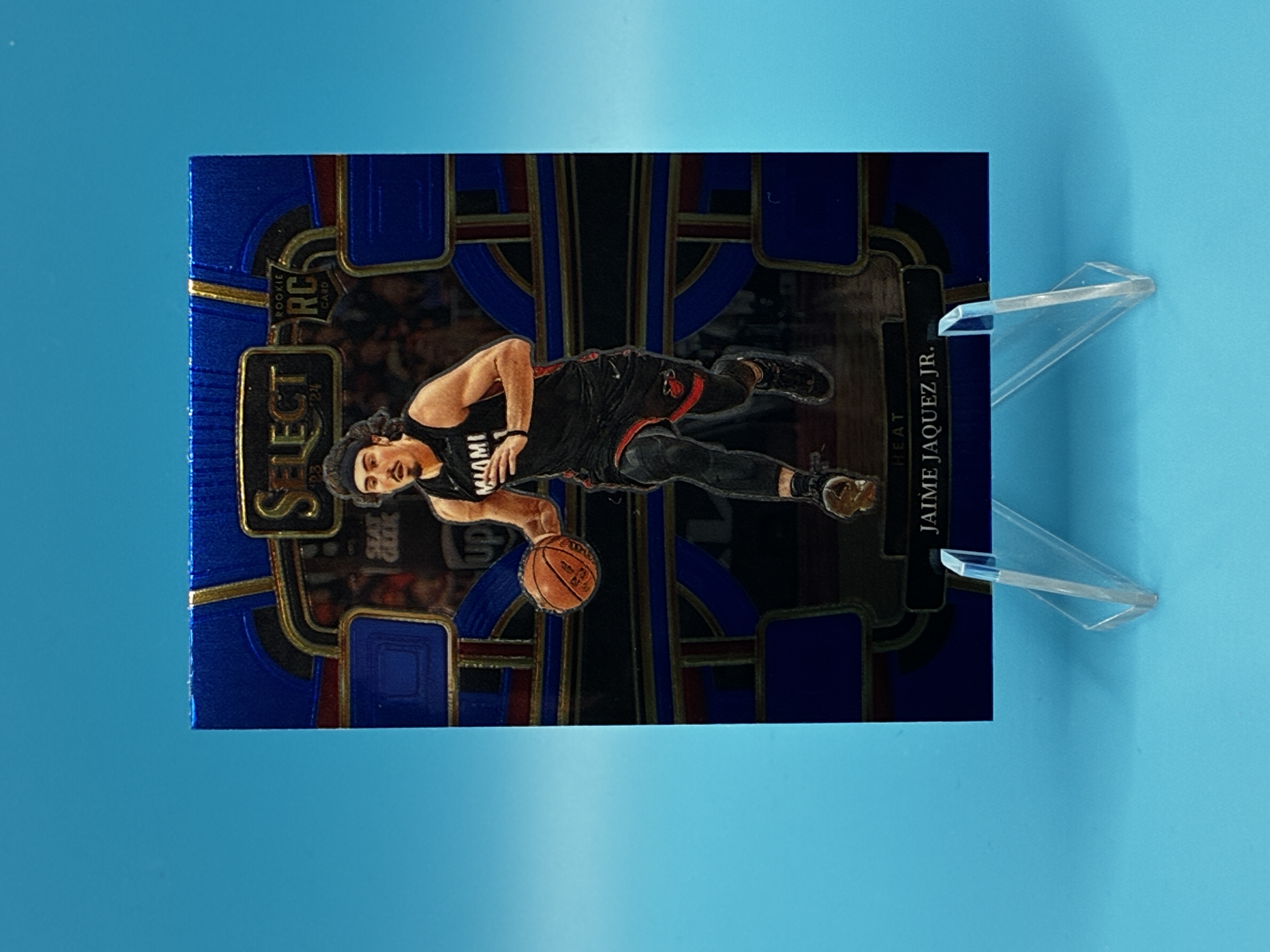 2023/2024 Panini Select Jaime Jaquez Jr. Blue Concourse #100 Miami Heat – Vorderseite